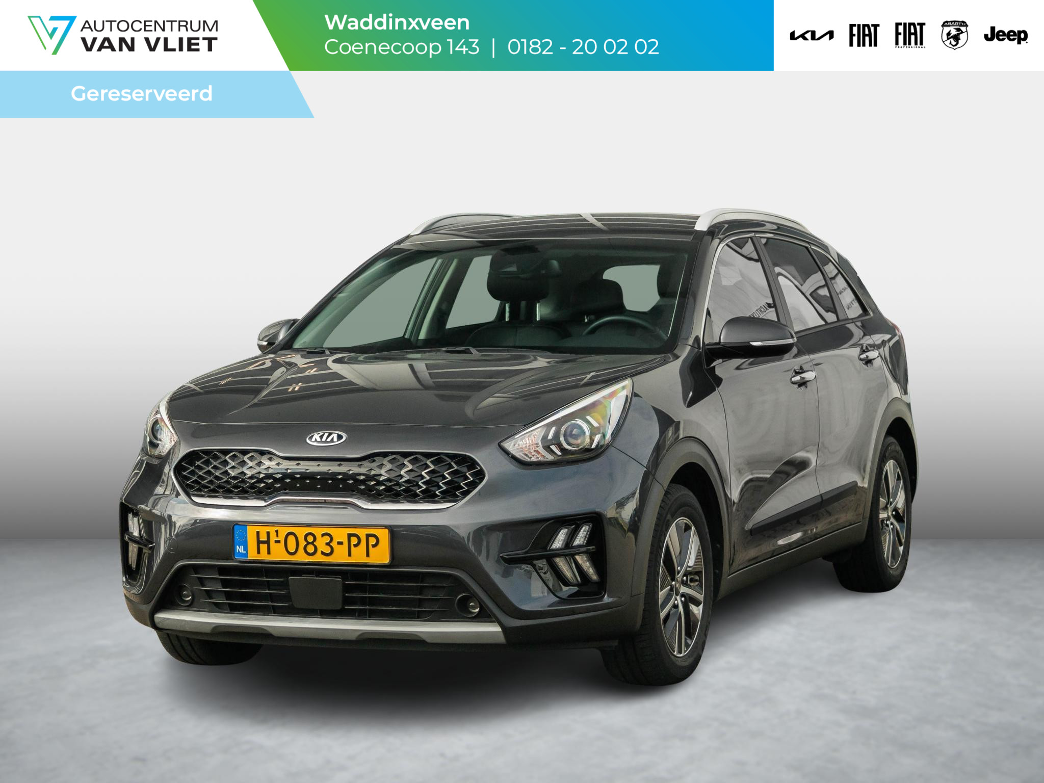Kia Niro 1.6 GDi Hybrid DynamicLine | Clima | Camera | Carplay | Adapt. Cruise | 16" | Navi | PDC | Dakrails