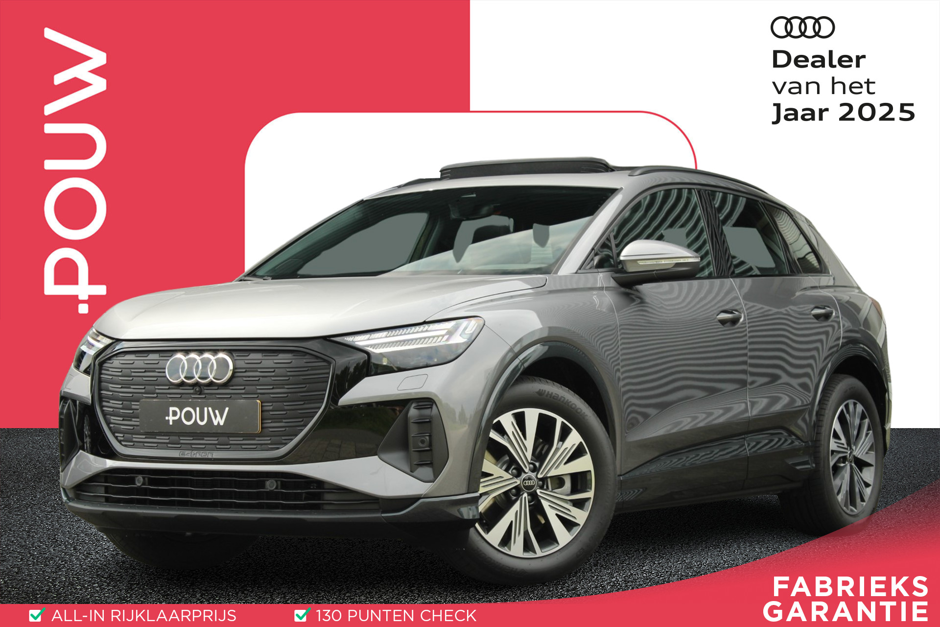 Audi Q4 e-tron 45 286pk Advanced Edition 82 kWh | Panoramadak | Trekhaak Wegklapbaar | Zwart Optiek Pakket