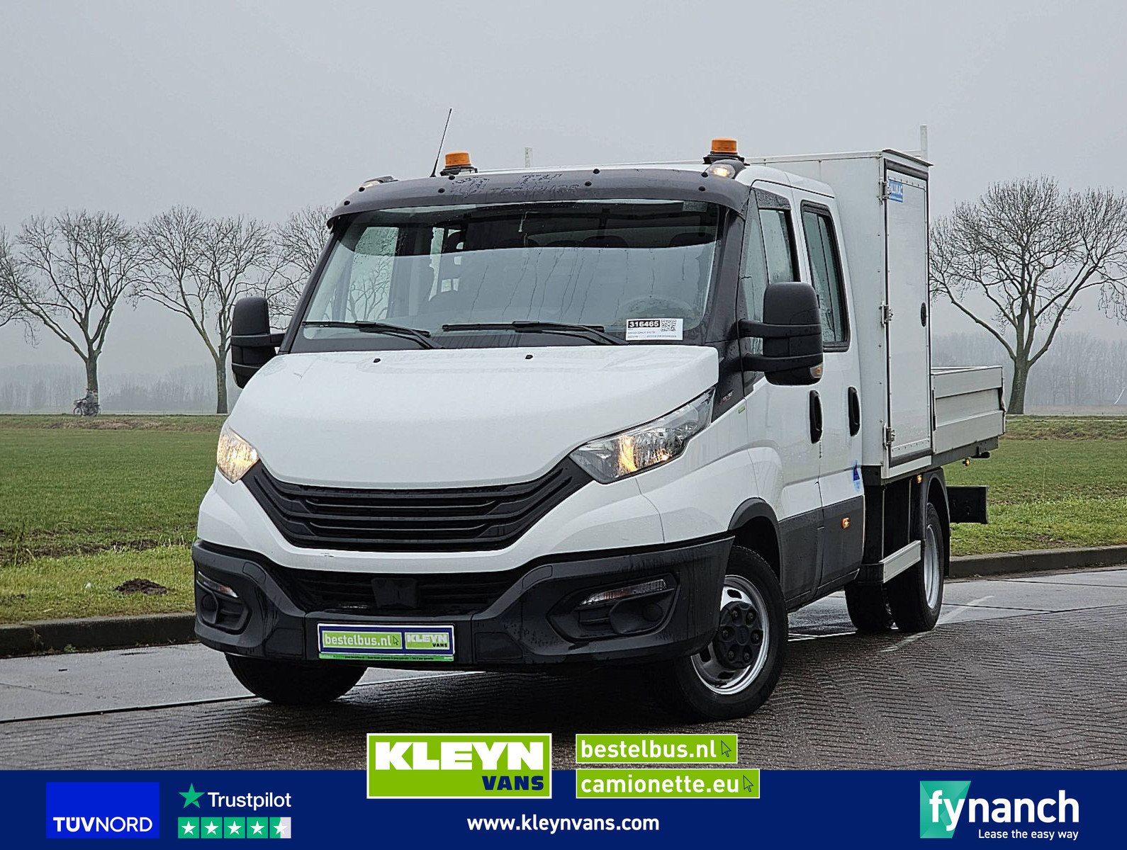 Iveco Daily 35C16 3.0Ltr Open-Laadbak!