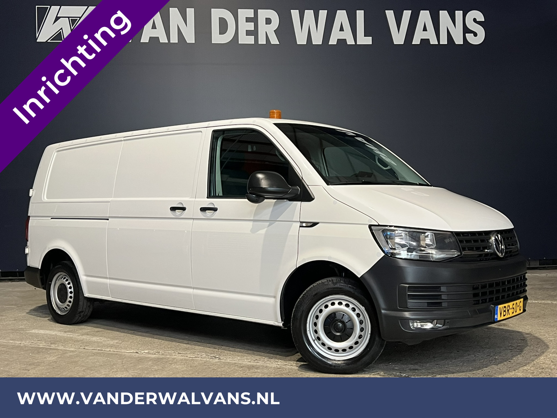 Volkswagen Transporter 2.0 TDI 150pk L2H1 inrichting Euro6 Airco | Omvormer | Camera | Cruisecontrol 2500kg Trekhaak, Parkeersensoren