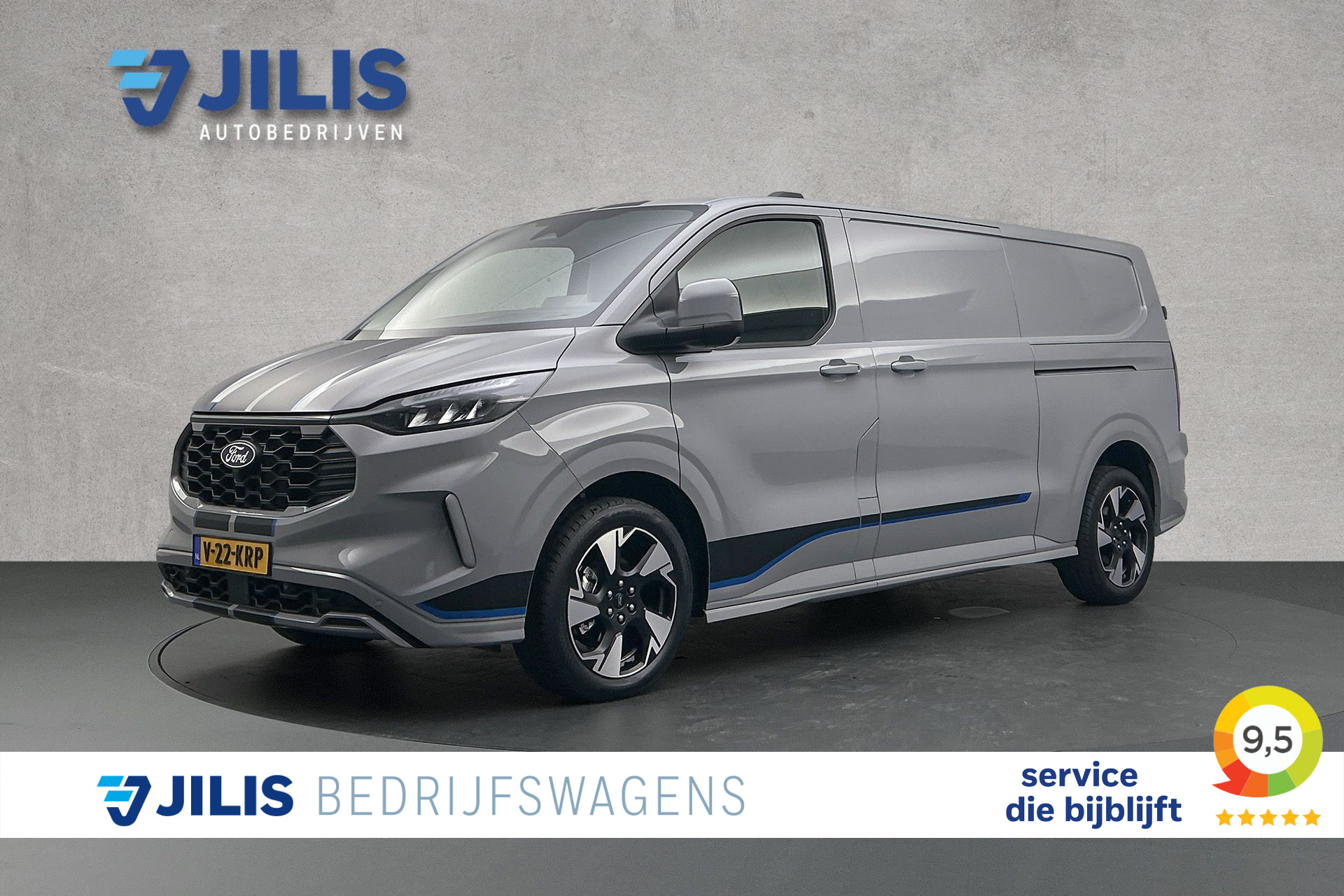Ford Transit Custom 2.0 TDCI L2H1 Sport | Adaptieve cruise control | 2x schuifdeur | LED | Half lederen bekleding | Parkeersensoren