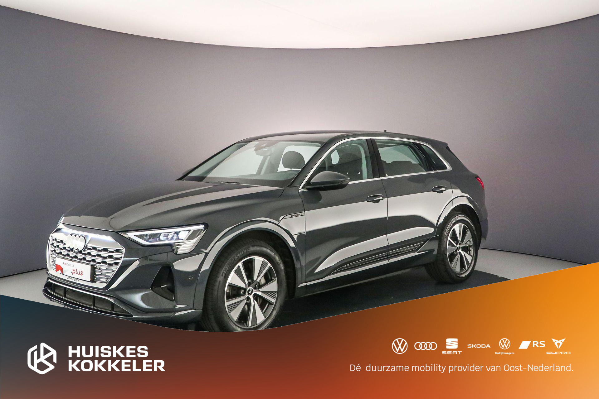 Audi Q8 e-tron 50 quattro Edition 95 kWh | Luchtvering | Adapt. Cruise | Camera |  MMI Plus | Audi Sound | Full Led | 19 Inch |