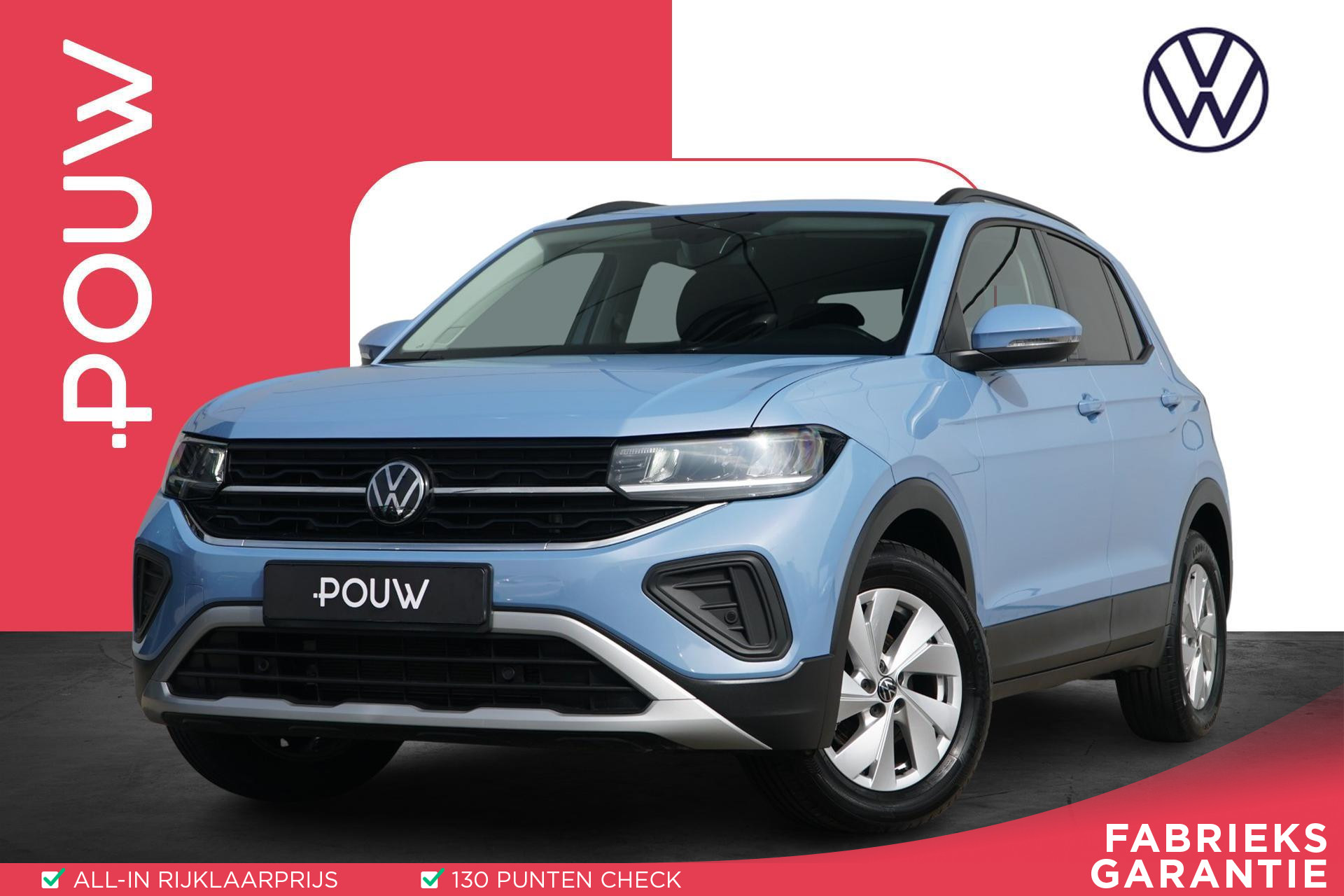 Volkswagen T-Cross 1.0 TSI 95pk Life Edition | Parkeersensoren | Apple Carplay/Android Auto | 16'' LMV