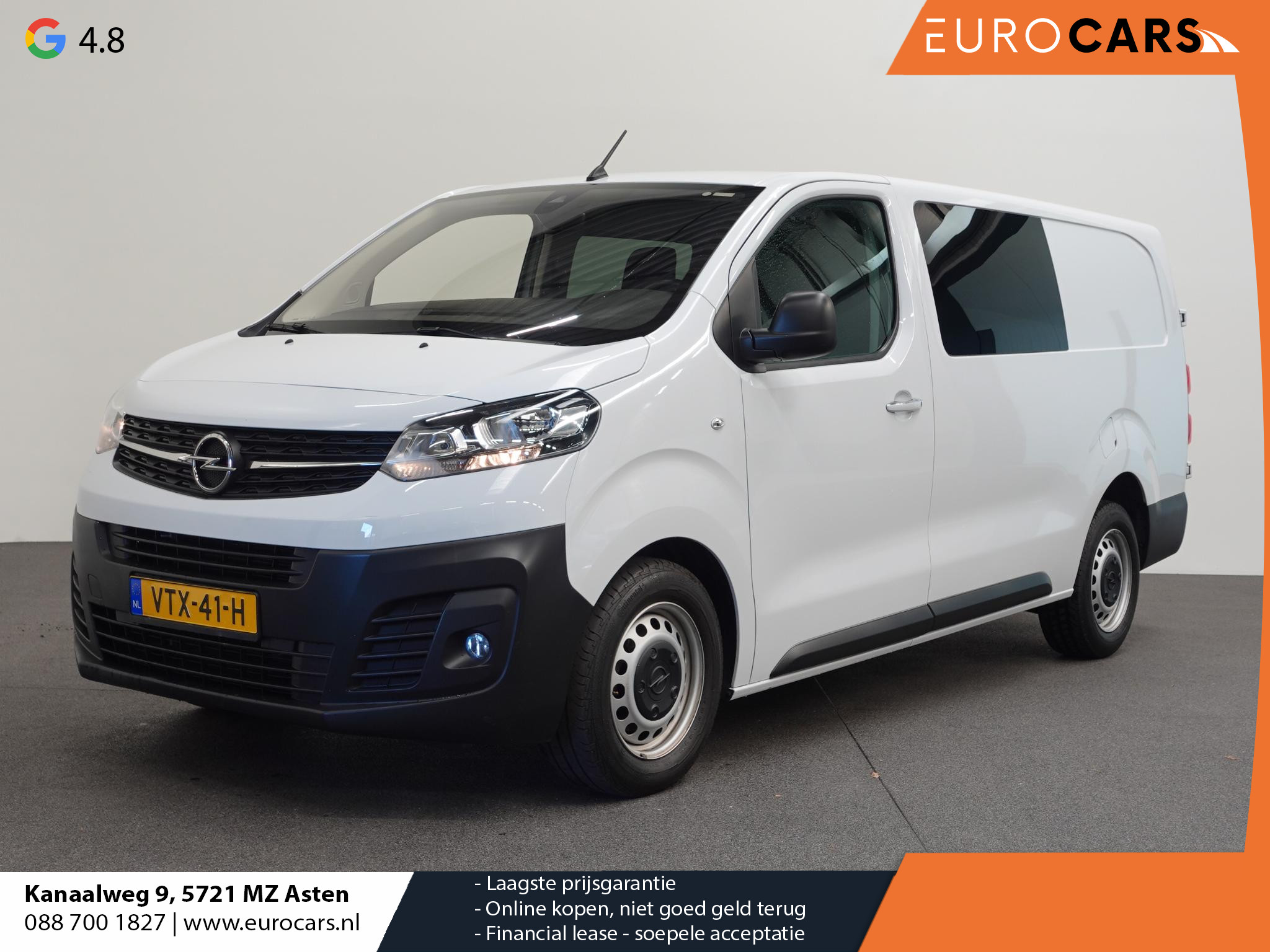 Opel Vivaro 2.0 CDTI L3H1 145PK Dubbele Cabine Edition Airco Navigatie Trekhaak Carplay