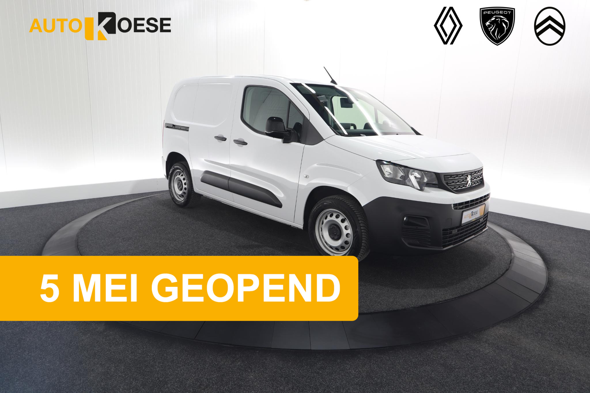 Peugeot Partner 1.5 BlueHDi 100 S&S L1 | Trekhaak | Camera | Apple Carplay | Vloerplaat | Parkeersensoren