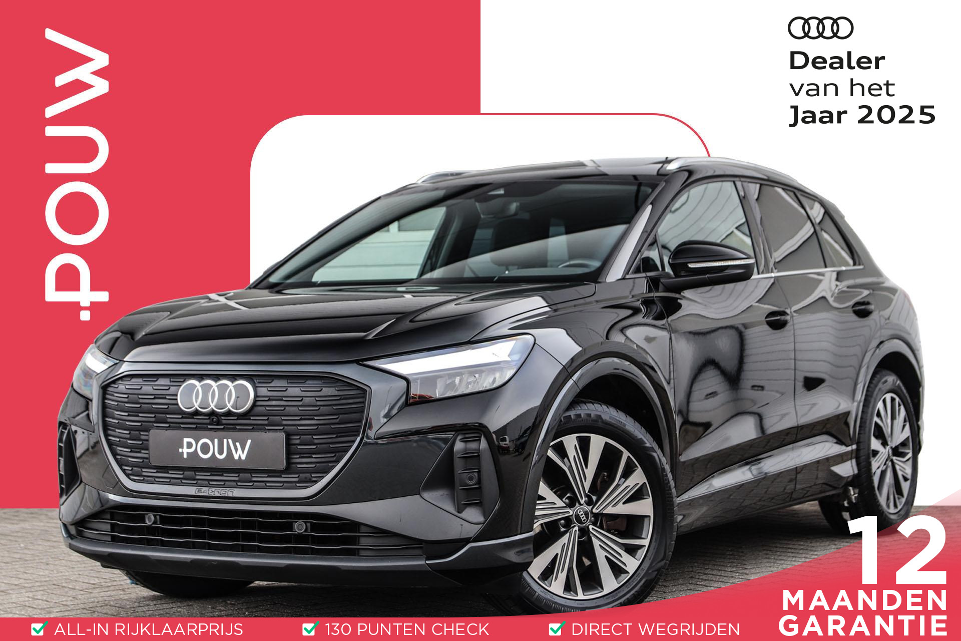 Audi Q4 e-tron 40 204pk Advanced Edition 77 kWh | Panoramadak | Adaptief Onderstel | Leder