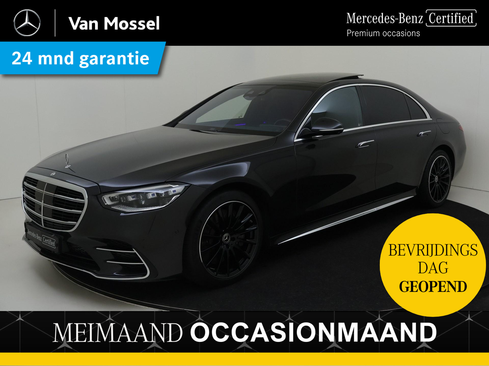 Mercedes-Benz S-Klasse 580 e Lang AMG Line Pano / Keyless / Nappa Leder / Head up / Memory Seats / Burmester /  Rear Executive Pakket /