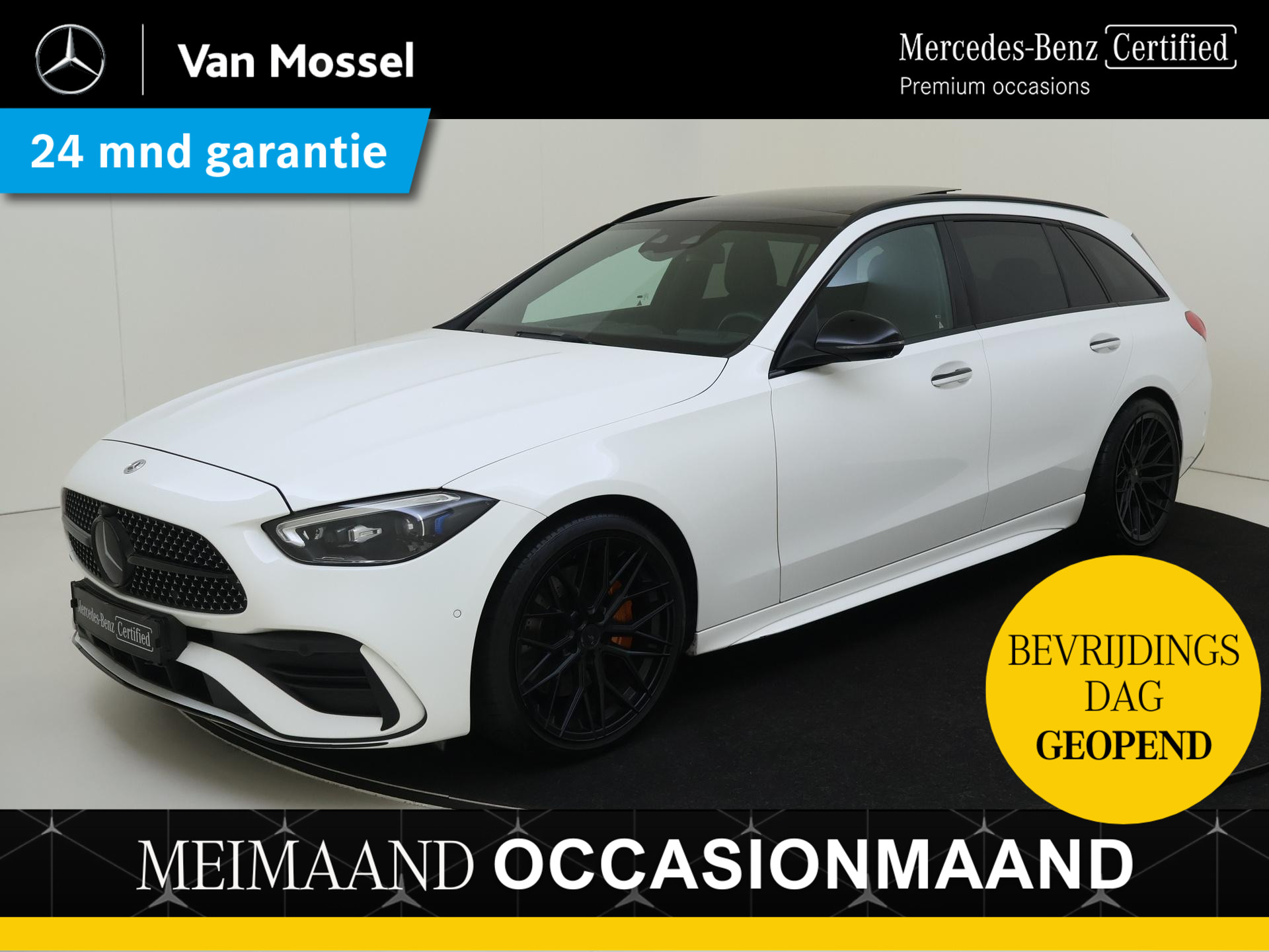 Mercedes-Benz C-Klasse Estate 200 Launch Edition AMG Line /Panoramadak /HUD /Memory /Rijassistentiepakket plus /19 Inch