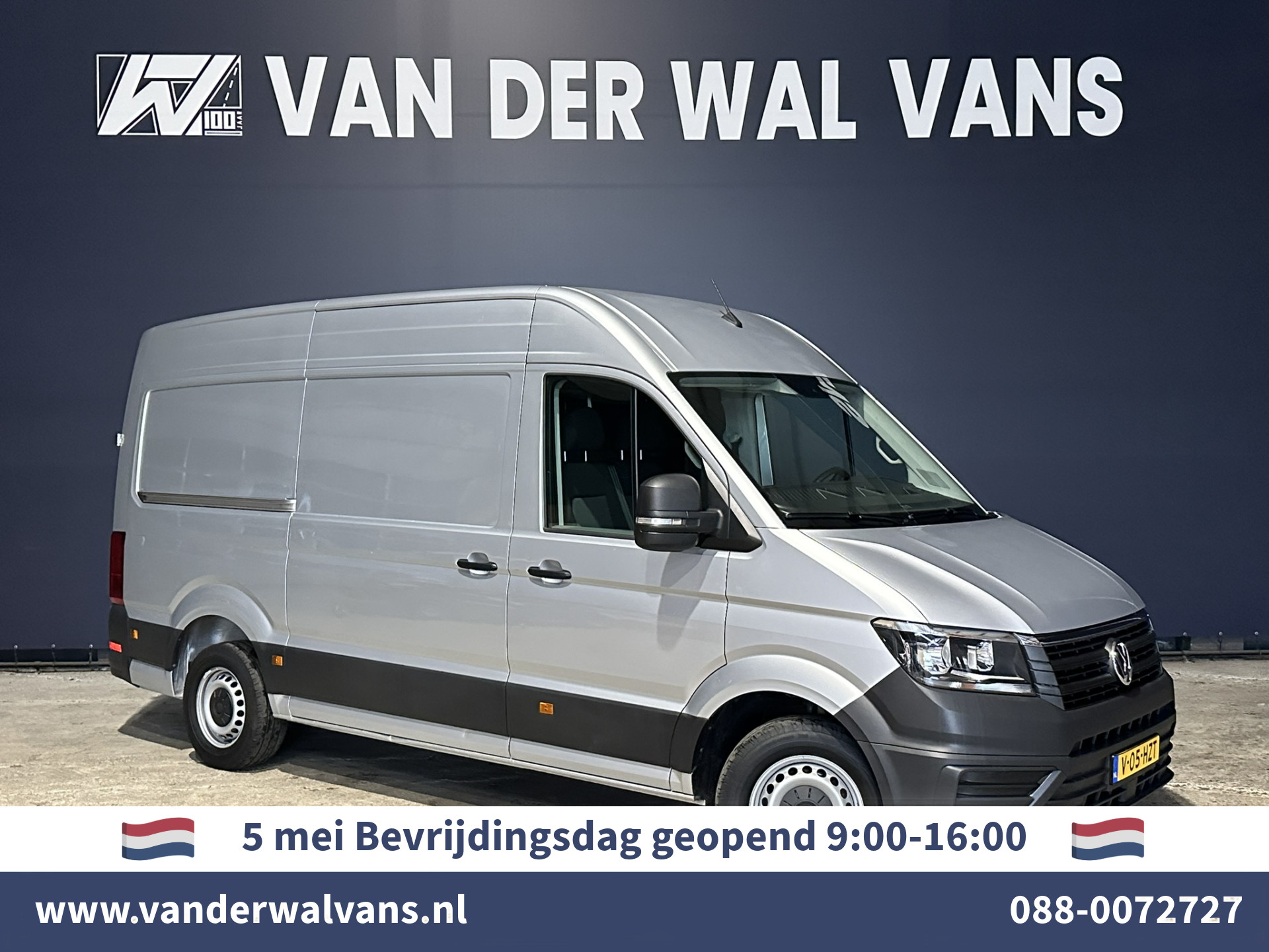 Volkswagen Crafter 2.0 TDI 141pk L3H3 L2H2 Euro6 Airco | 3000kg Trekhaak | Cruisecontrol Bijrijdersbank