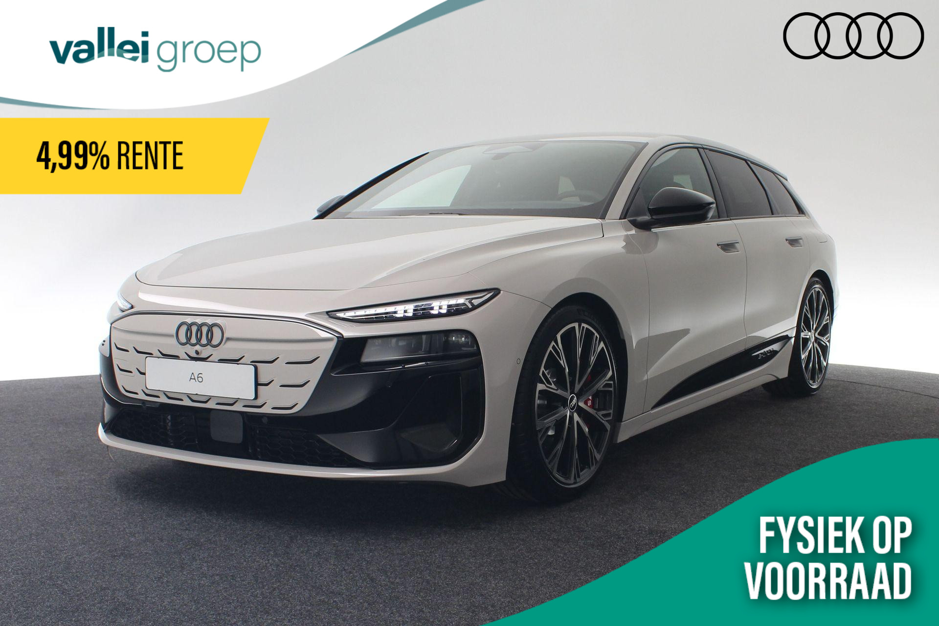 Audi A6 Avant e-tron S6 100kWh 370 kW / 503 pk | Sportstoel plus leder zwart | Trekhaak | Stoelventilatie voor