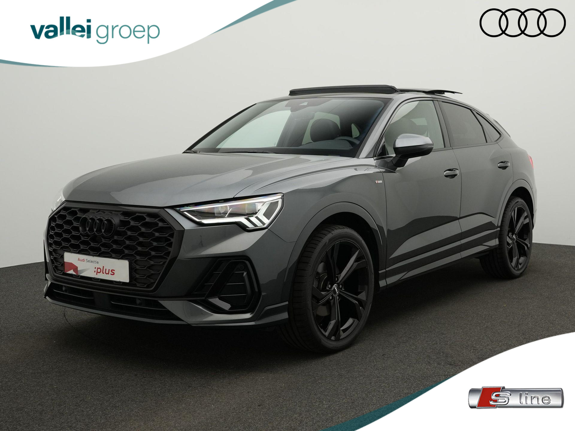 Audi Q3 Sportback 35 TFSI 150 pk S-tronic Advanced edition / S-Line | Panoramadak | Trekhaak | Leder/alcantara | Sportonderstel | Achteruitrijcamera