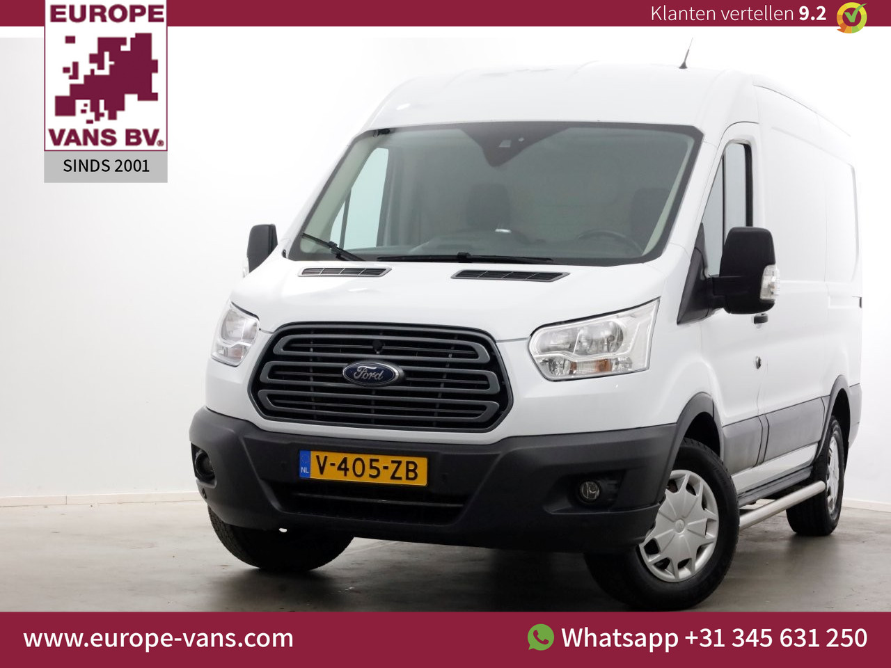 Ford Transit 350 2.0 TDCI 130pk E6 L2H2 Trend Airco/Camera/Trekhaak 2800kg 04-2019