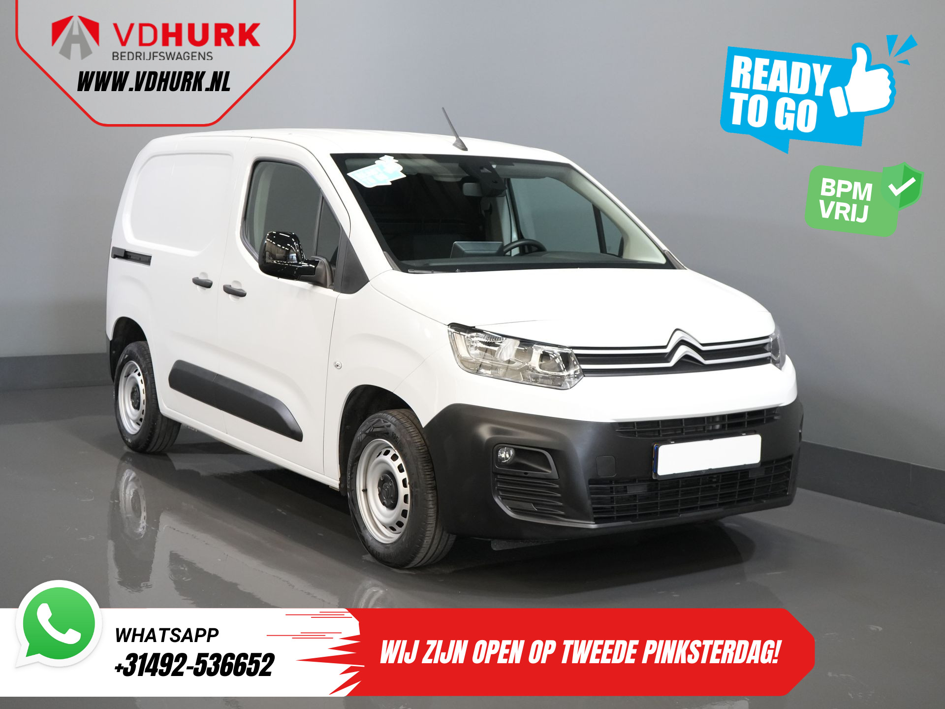 Citroën Berlingo 1.2 PureTech 110 pk BENZINE BPM VRIJ! Ready2Go Carplay/ Navi/ Airco/ Cruise /PDC