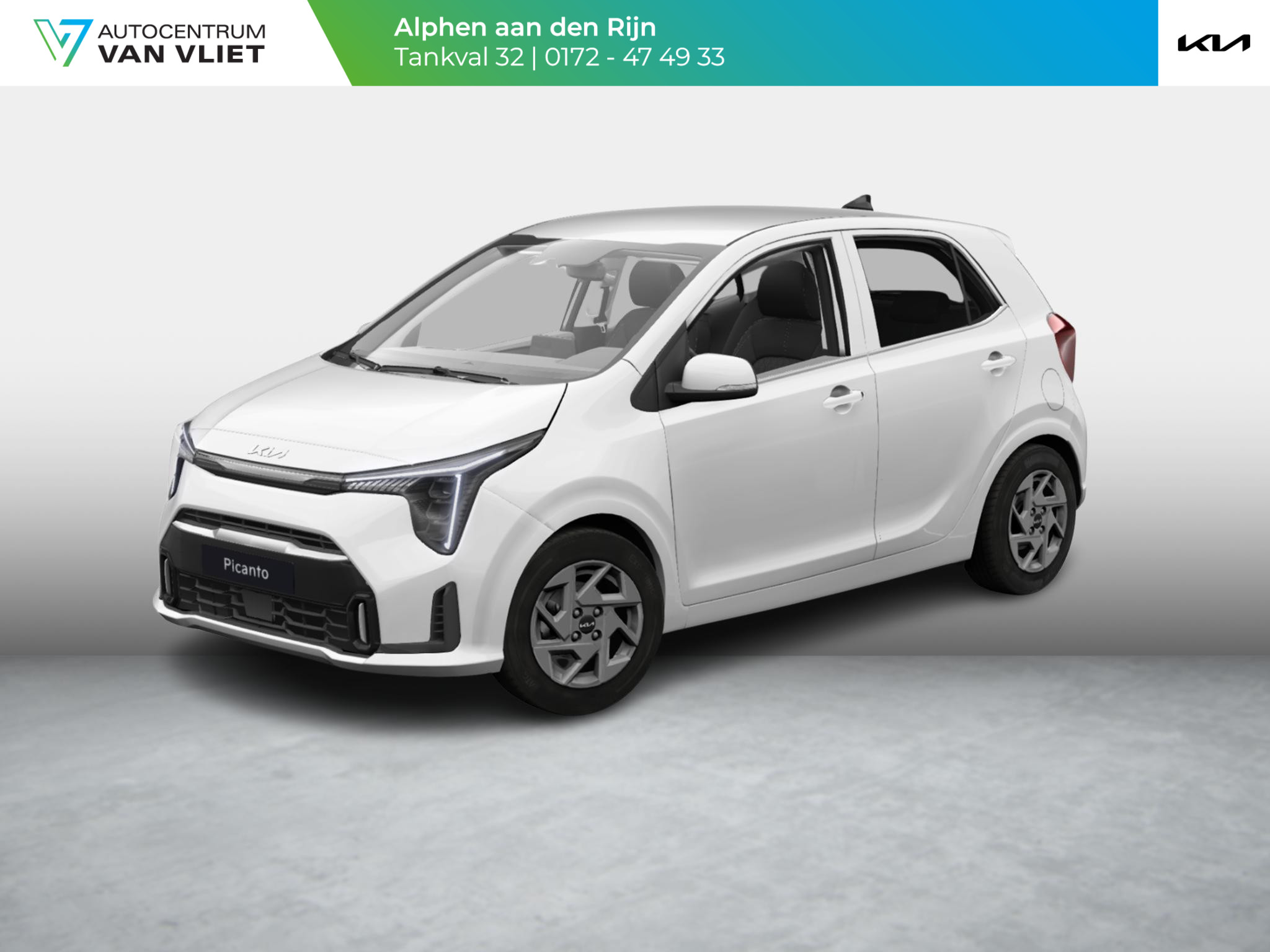 Kia Picanto 1.0 DPI DynamicPlusLine ANWB Private Lease v.a € 259,-| Snel leverbaar | Navigatie | Airco |
