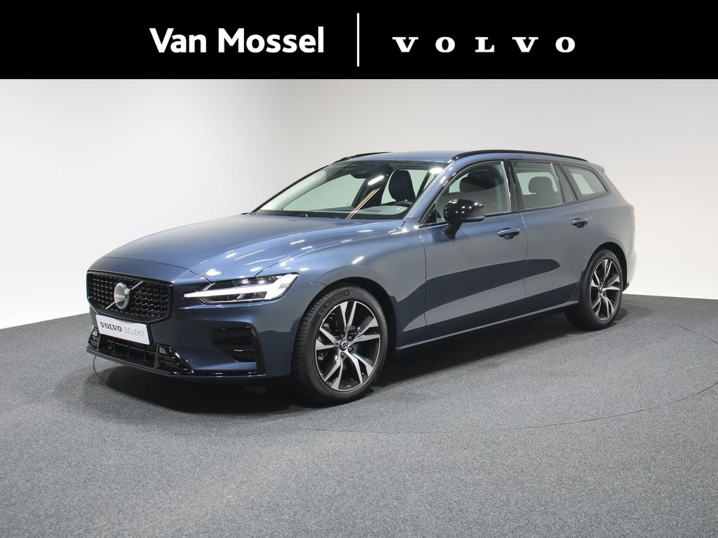 Volvo V60 2.0 B4 Plus Dark | Terkhaak | Navigatie | Leder | Elektrisch verstelbare bestuurderstoel met geheugenfunctie