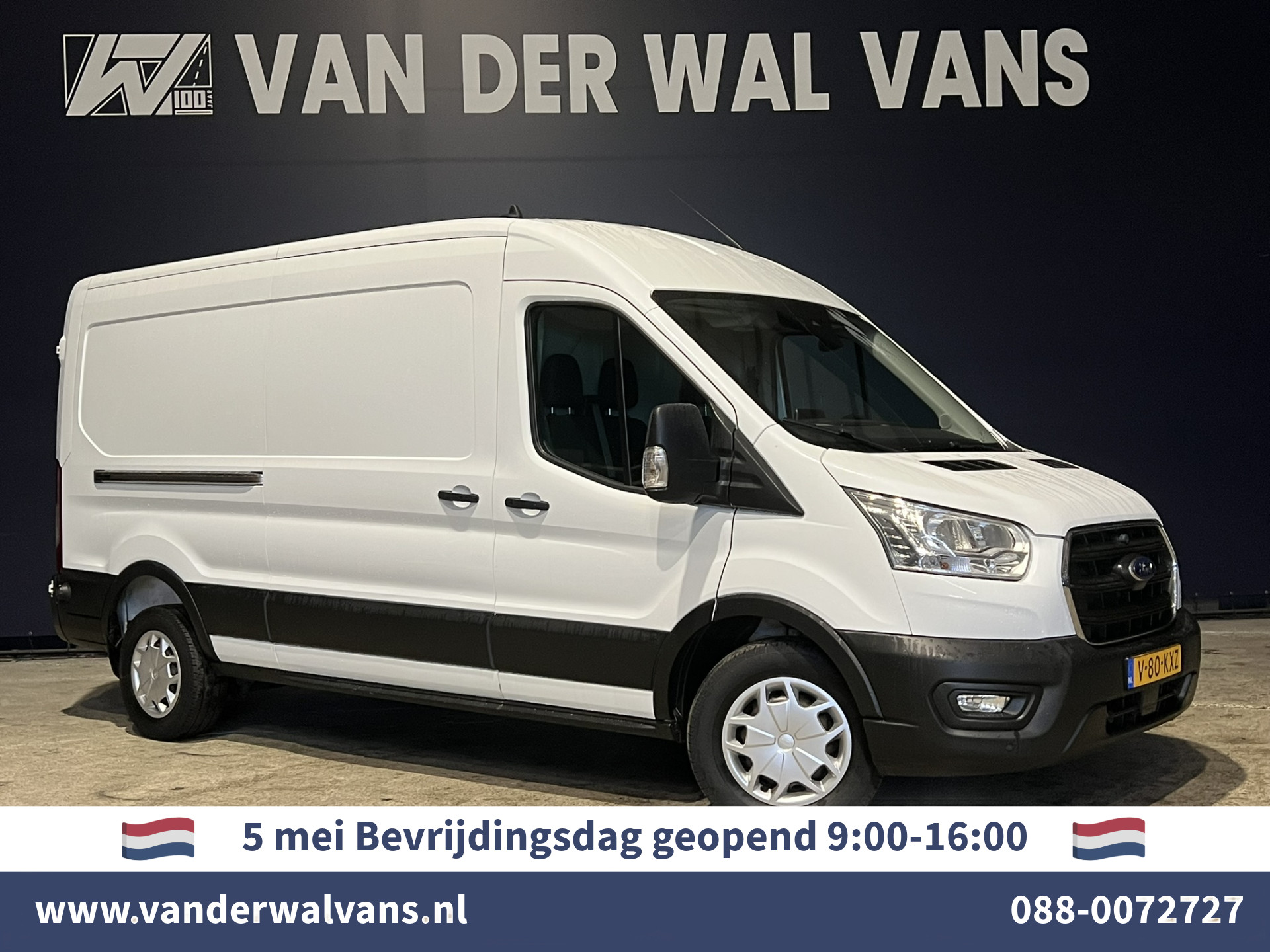 Ford Transit 2.0 TDCI 131pk L3H2 Euro6 Airco | Camera | Navigatie | Apple Carplay | Cruisecontrol Android Auto, Verwarmde voorruit, Stoelverwarming, Parkeersensoren, Bijrijdersbank