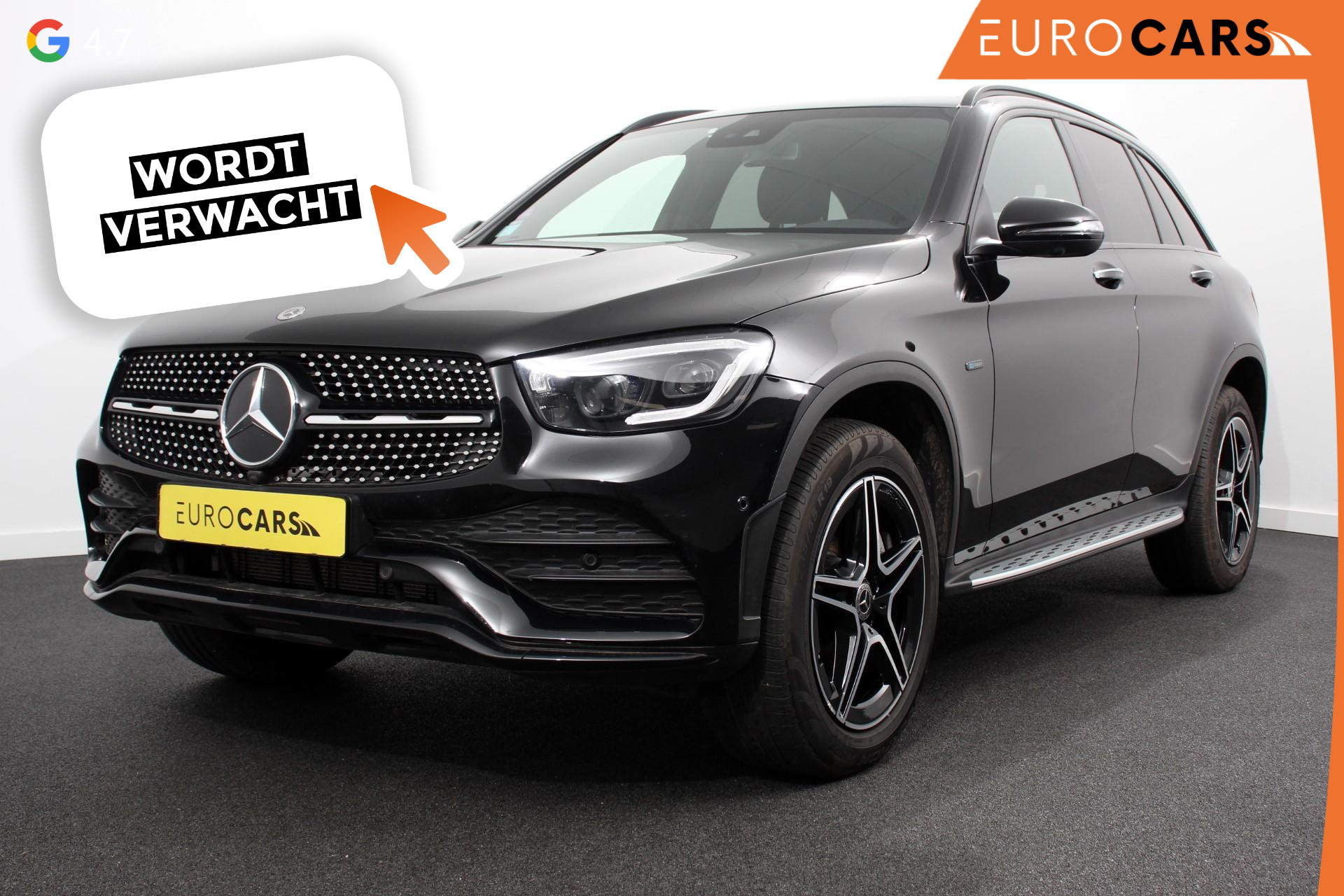 Mercedes-Benz GLC 300e 4MATIC 9G-tronic AMG Line Navigatie Cruise Control Parkeersensoren Stoelverwarming Panorama dak Matrix LED-koplampen Virtual Cockpit Surround-systeem Burmester Inductielader