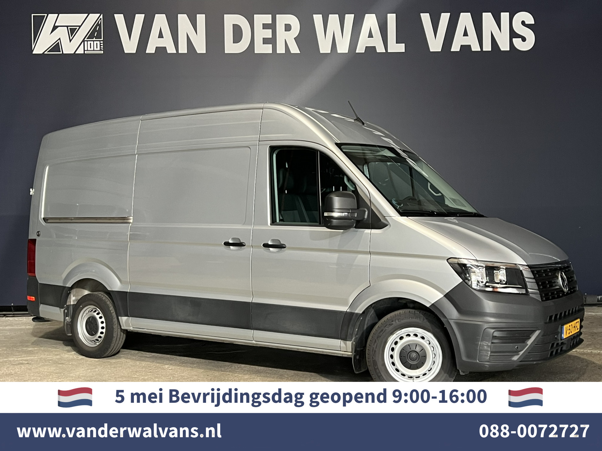 Volkswagen Crafter 2.0 TDI 141pk L3H3 L2H2 Euro6 Airco | Camera | Apple Carplay | Cruisecontrol Parkeersensoren, Android Auto, Chauffeursstoel, Bijrijdersbank, 3000kg trekvermogen