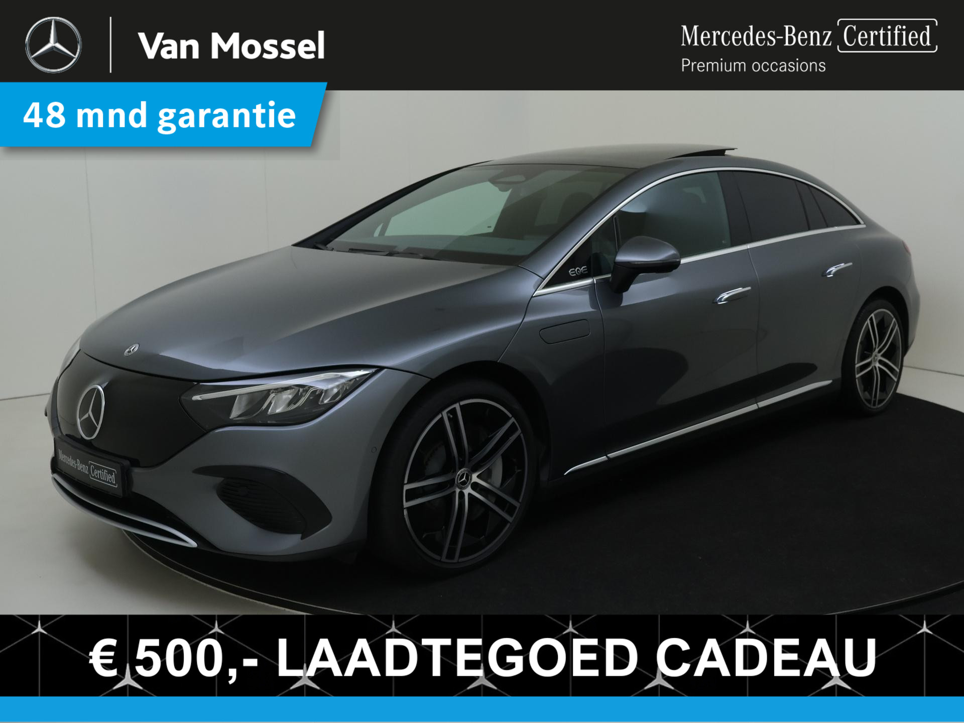 Mercedes-Benz EQE 300 Business Line | Panaroma-schuifdak | Stoelverwarming | Achteruitrijcamera | Sfeerverlichting | AIRMATIC