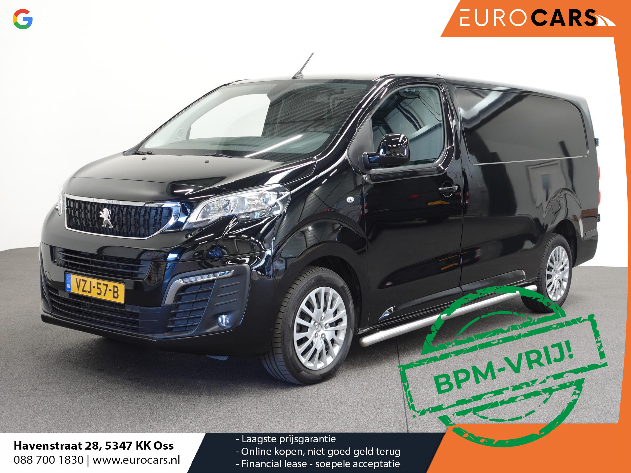 Peugeot Expert 2.0 BlueHDI 145PK L3 Automaat Airco Cruise Navigatie Trekhaak Navigatie Sidebars