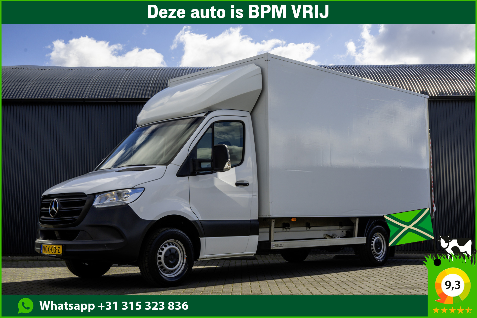 Mercedes-Benz Sprinter 314 CDI Bakwagen met laadklep | Mbux | Handgeschakeld | Euro 6 | Carplay | Climate | Camera
