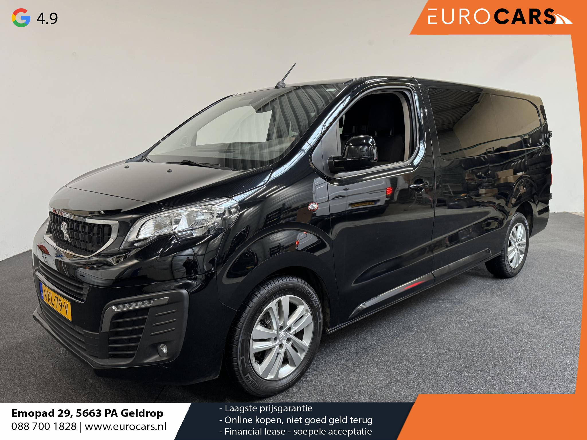Peugeot Expert 2.0 BlueHDI 180PK Long L3 Premium Dubbele Cabine Automaat Navigatie Airco Cruise Control