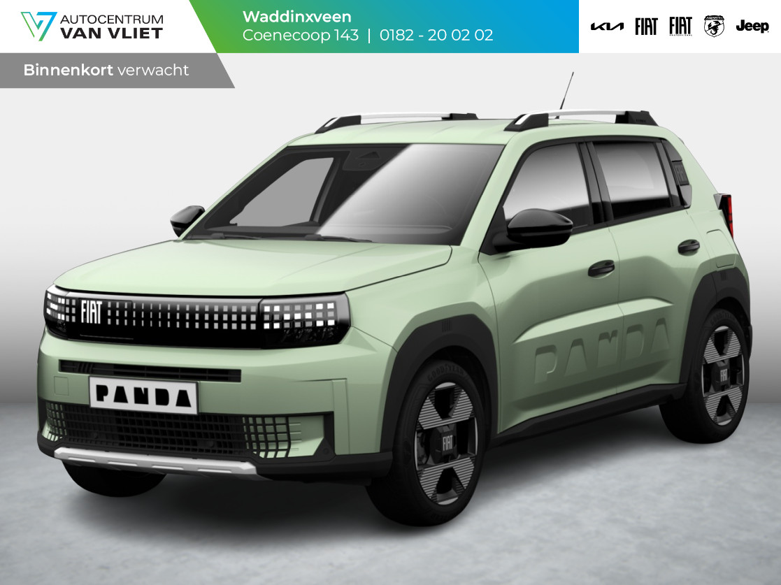 Fiat Panda Grande La Prima 7.4 kW 44 kWh | Clima | Cruise | Camera | Apple Carplay | 17" | Navi | Winter Pack