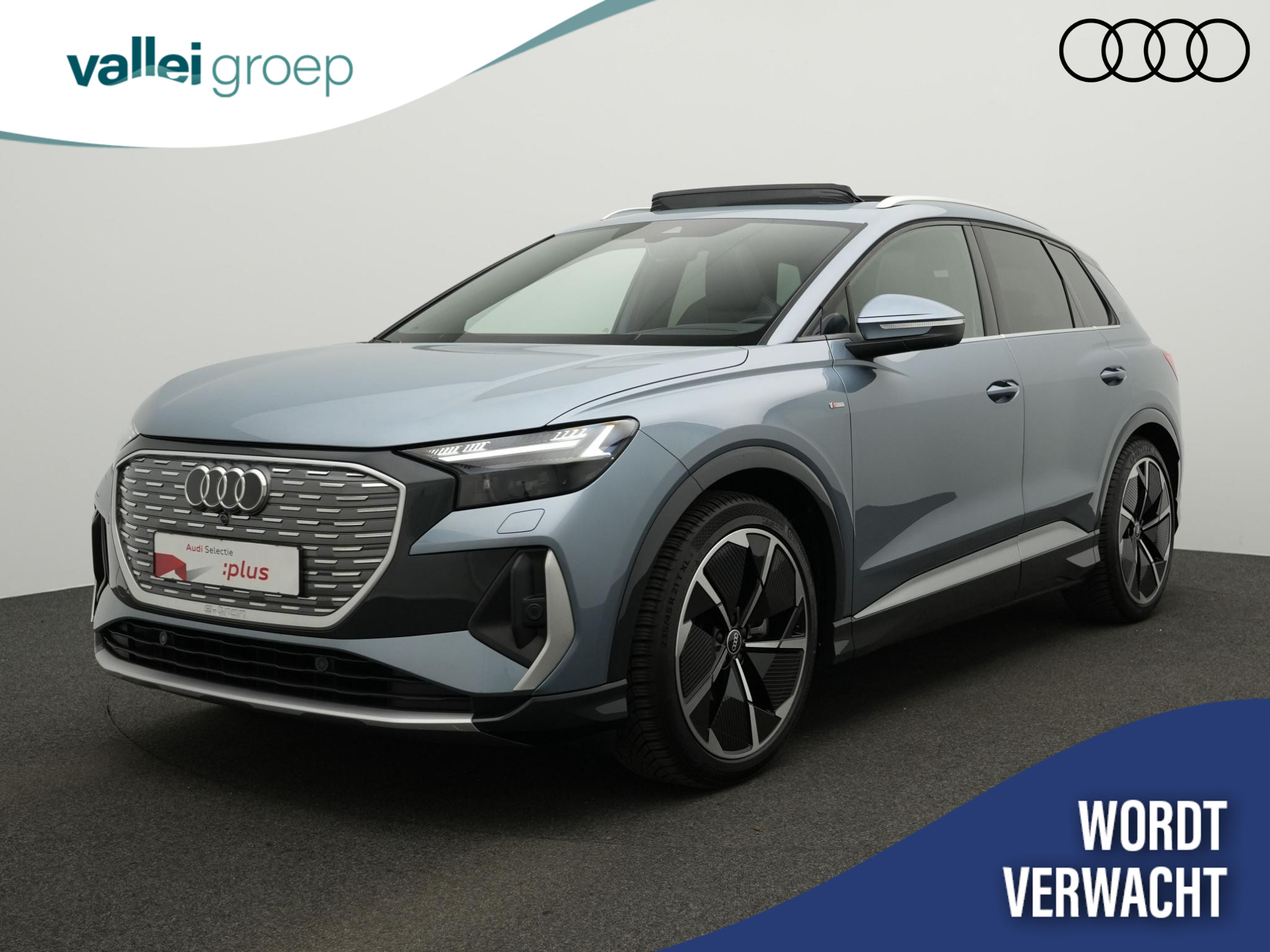 Audi Q4 e-tron 40 204 pk S edition | Panoranadak | Trekhaak | Leder | SONOS | Matrix LED | Head-up display | Elektr. stoelen