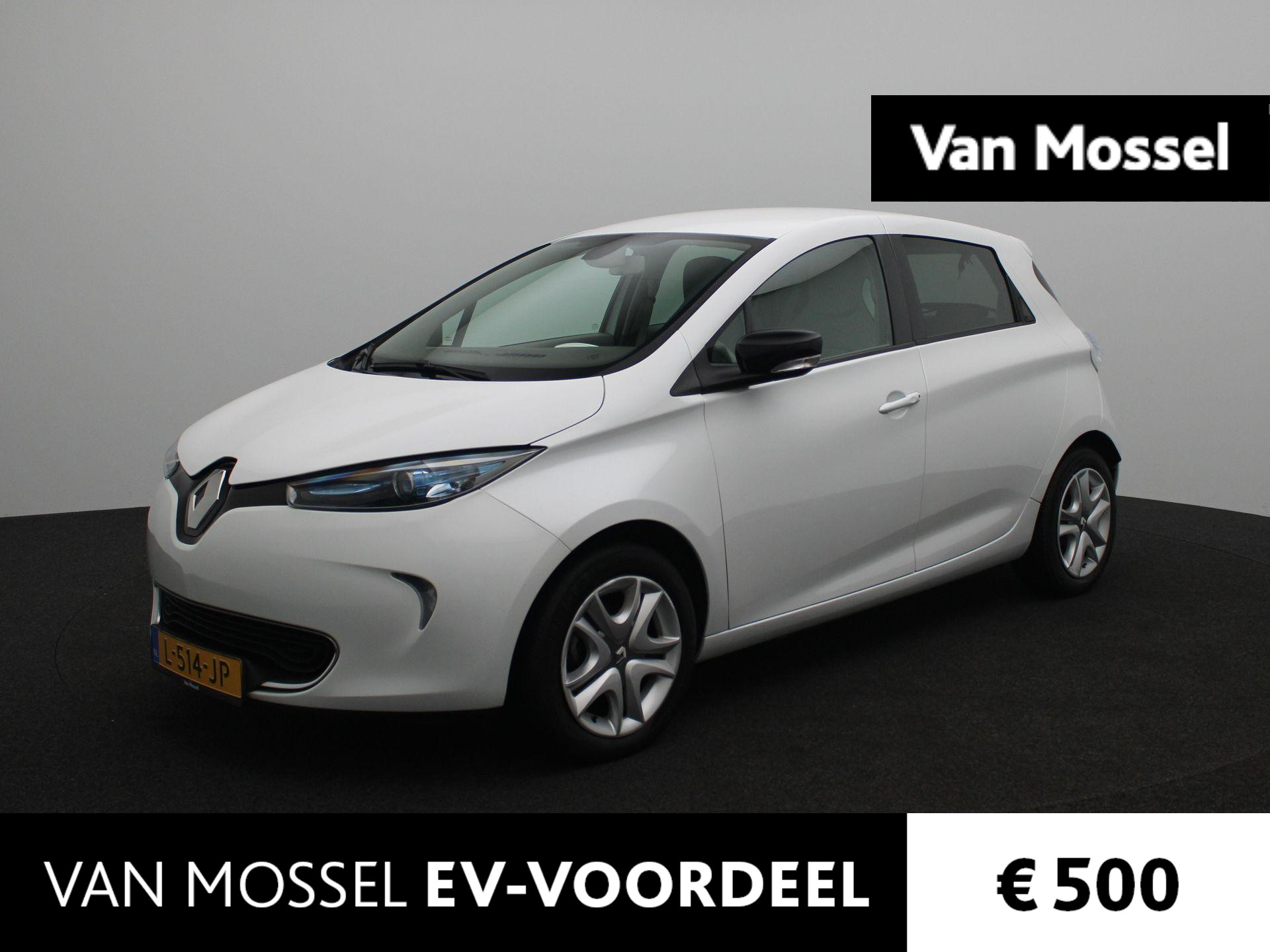 Renault ZOE R90 Life 41 kWh (ex Accu) Huuraccu vanaf € 74,- pm | Automaat | Cruise Control | Climate Control | Parkeersensoren | R-Link navigatie | Metaalkleur |