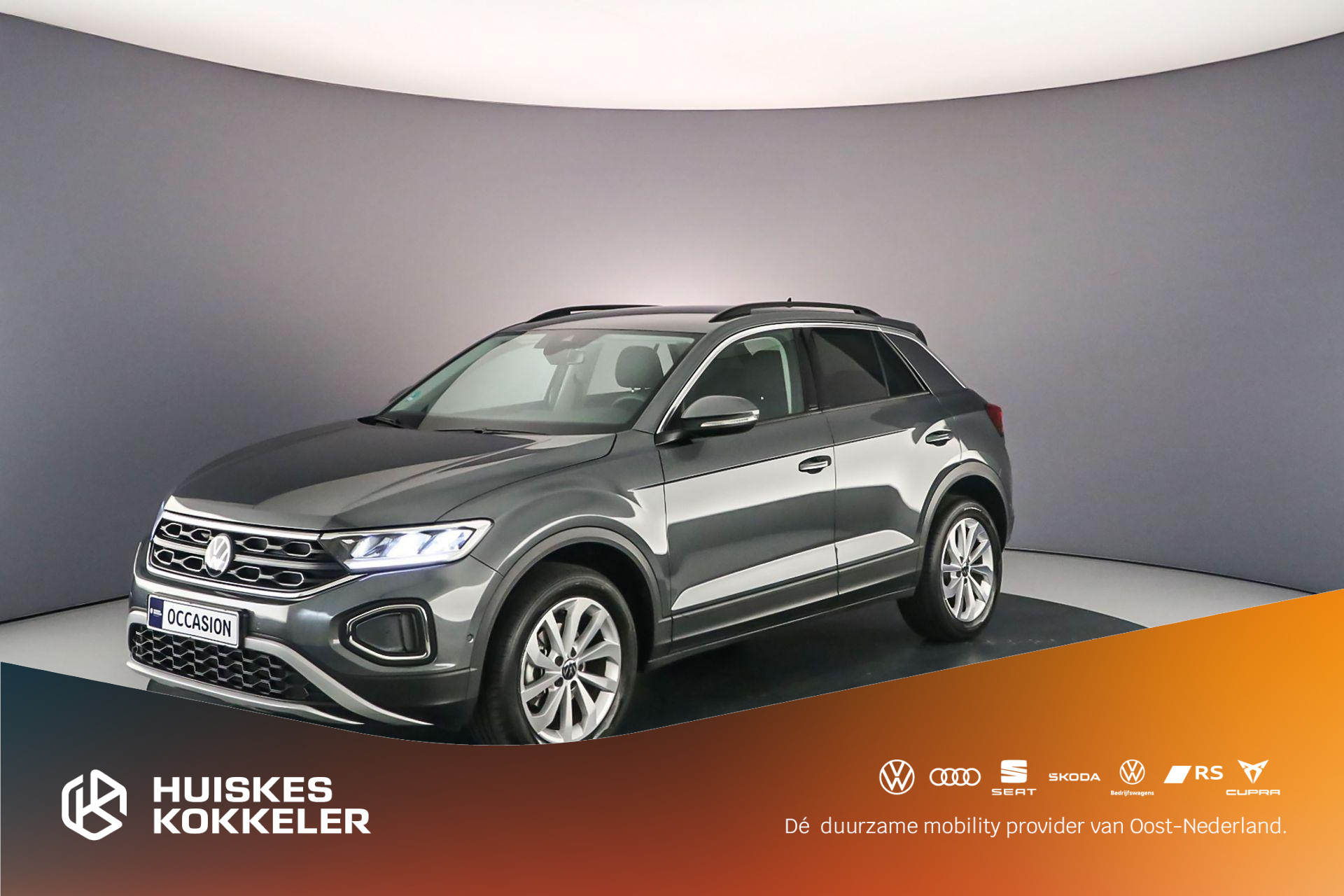 Volkswagen T-Roc Life Edition 1.0 TSI 110pk Adaptive cruise control, Achteruitrijcamera, LED koplampen, Airco, App connect, DAB, Radio, Parkeersensoren, Parkeer assistent