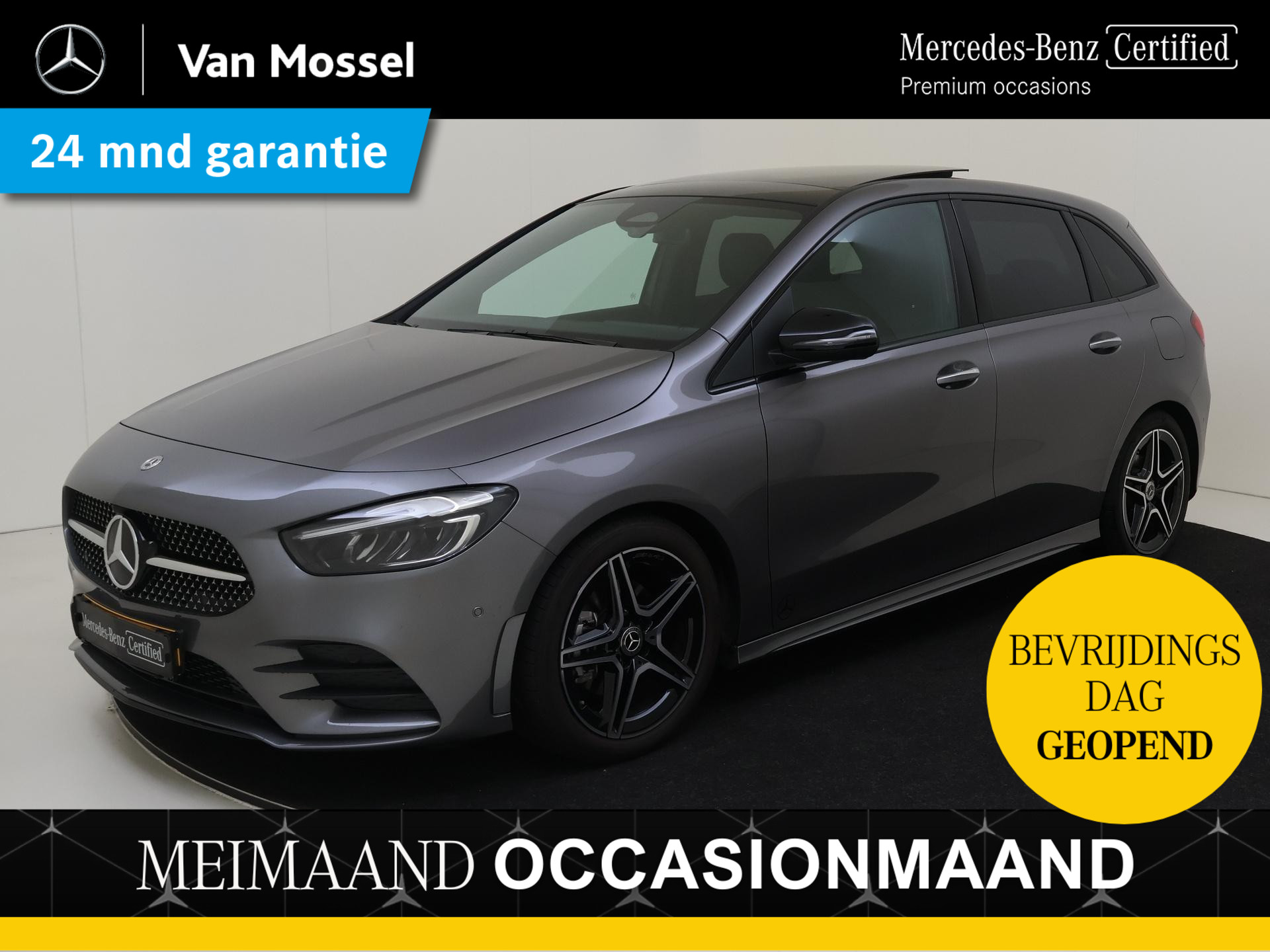 Mercedes-Benz B-Klasse 180 AMG Line / Stoelverwarming / Achteruitrijcamera / Panaroma-schuifdak /