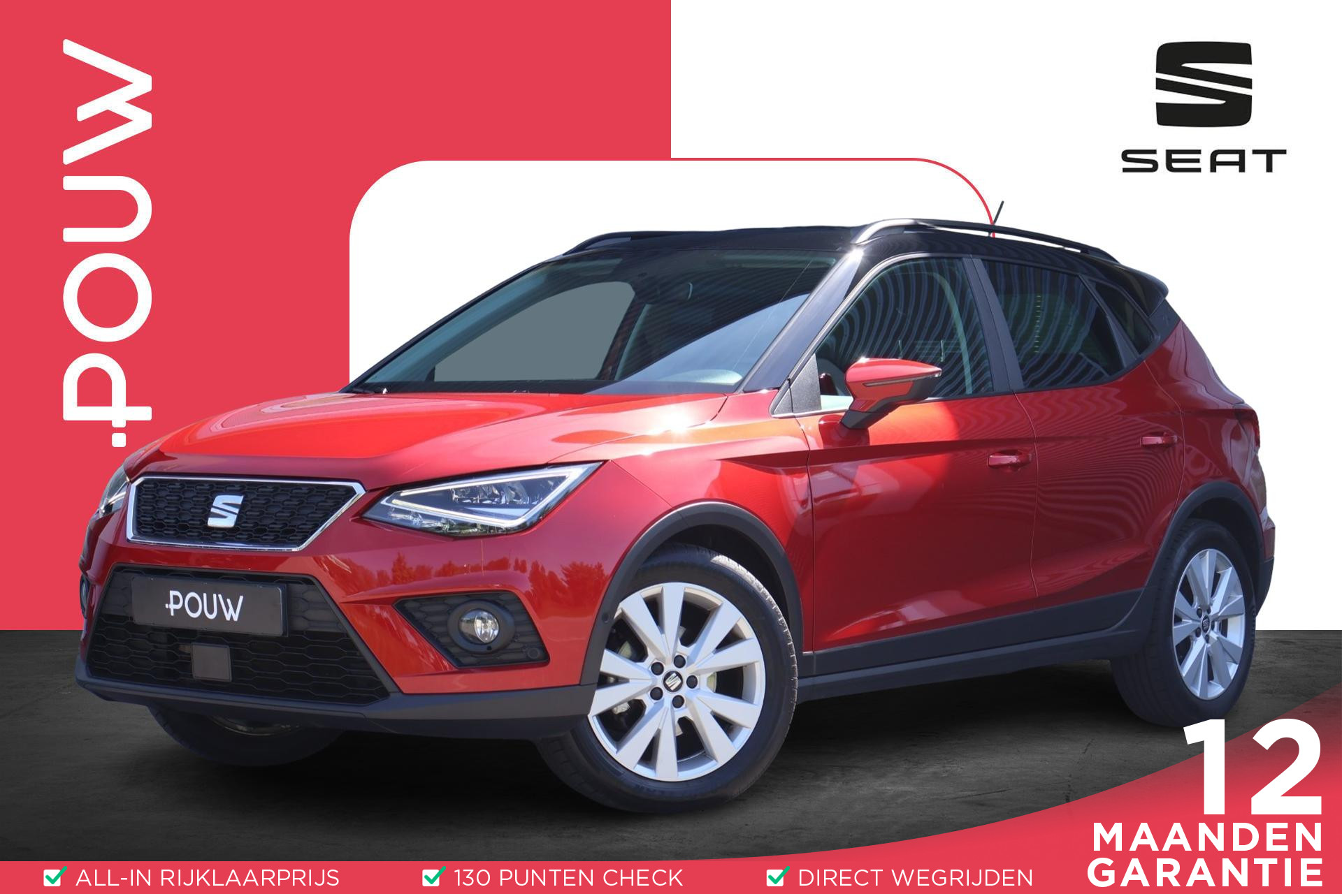 SEAT Arona 1.0 TSI 95pk Style Business Intense | Trekhaak | Navigatie | Apple CarPlay / Android Auto | Camera Achter