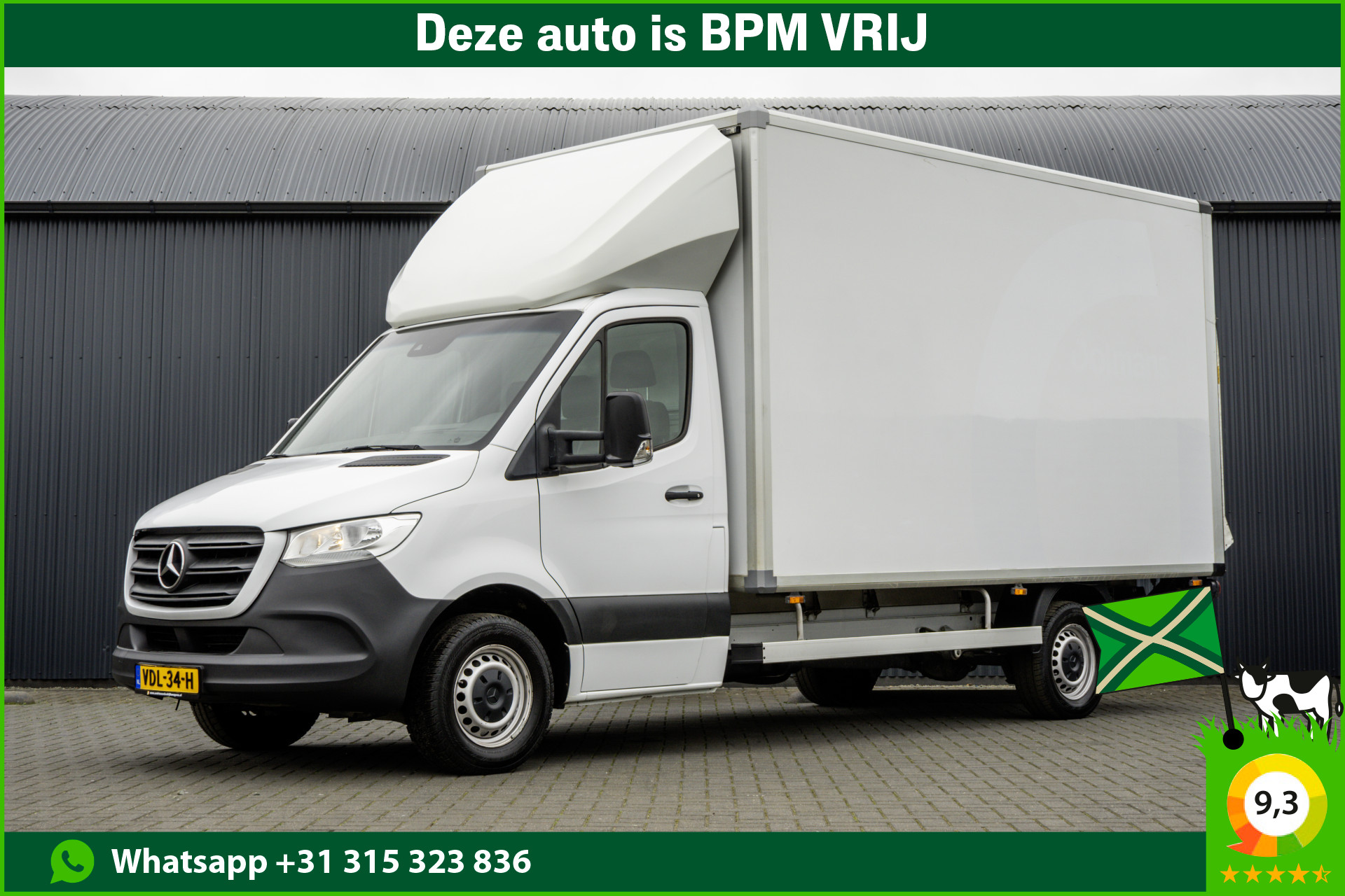 Mercedes-Benz Sprinter 314 CDI | Bakwagen met laadklep | Automaat | Carplay | Navi | Mbux | Climate | Cruise | Euro 6