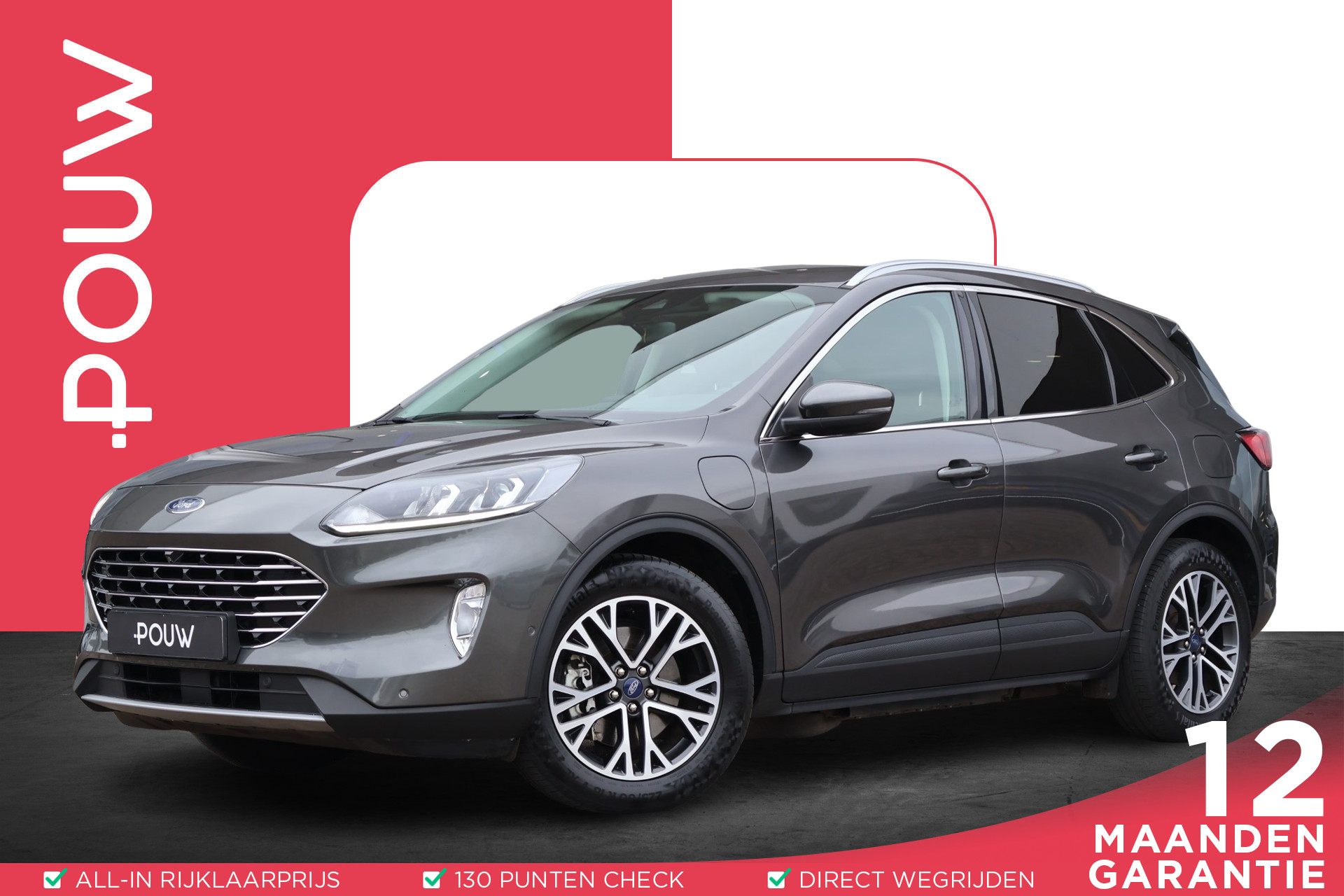 Ford Kuga 2.5 225pk PHEV Titanium SoH98% | Navigatie | Camera | PDC | Android Auto / Apple Carplay