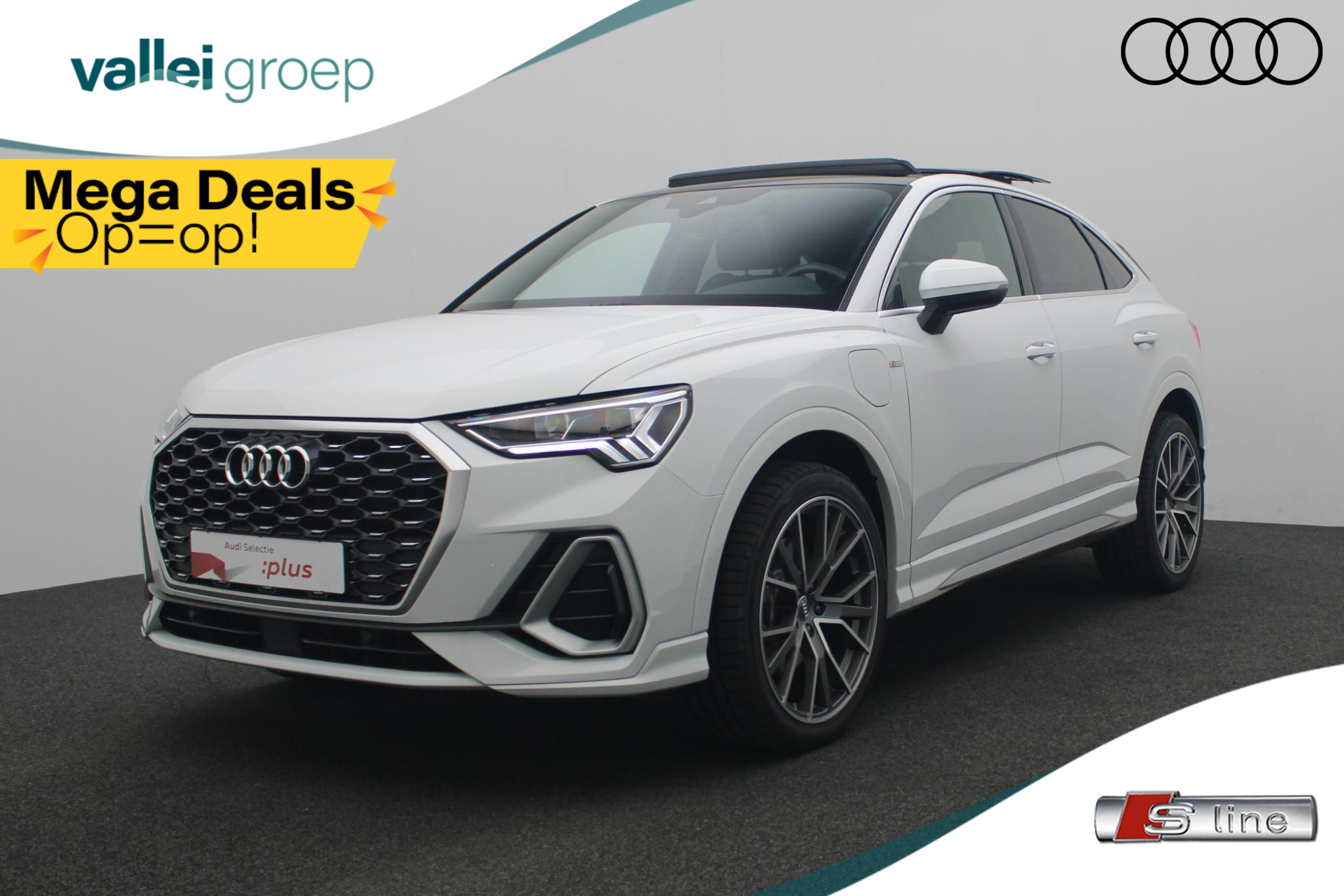 Audi Q3 Sportback 45 TFSI e 245PK S-tronic S Edition / S-Line | Pano | Trekhaak | Full LED | Navi | Camera | ACC | 19 inch