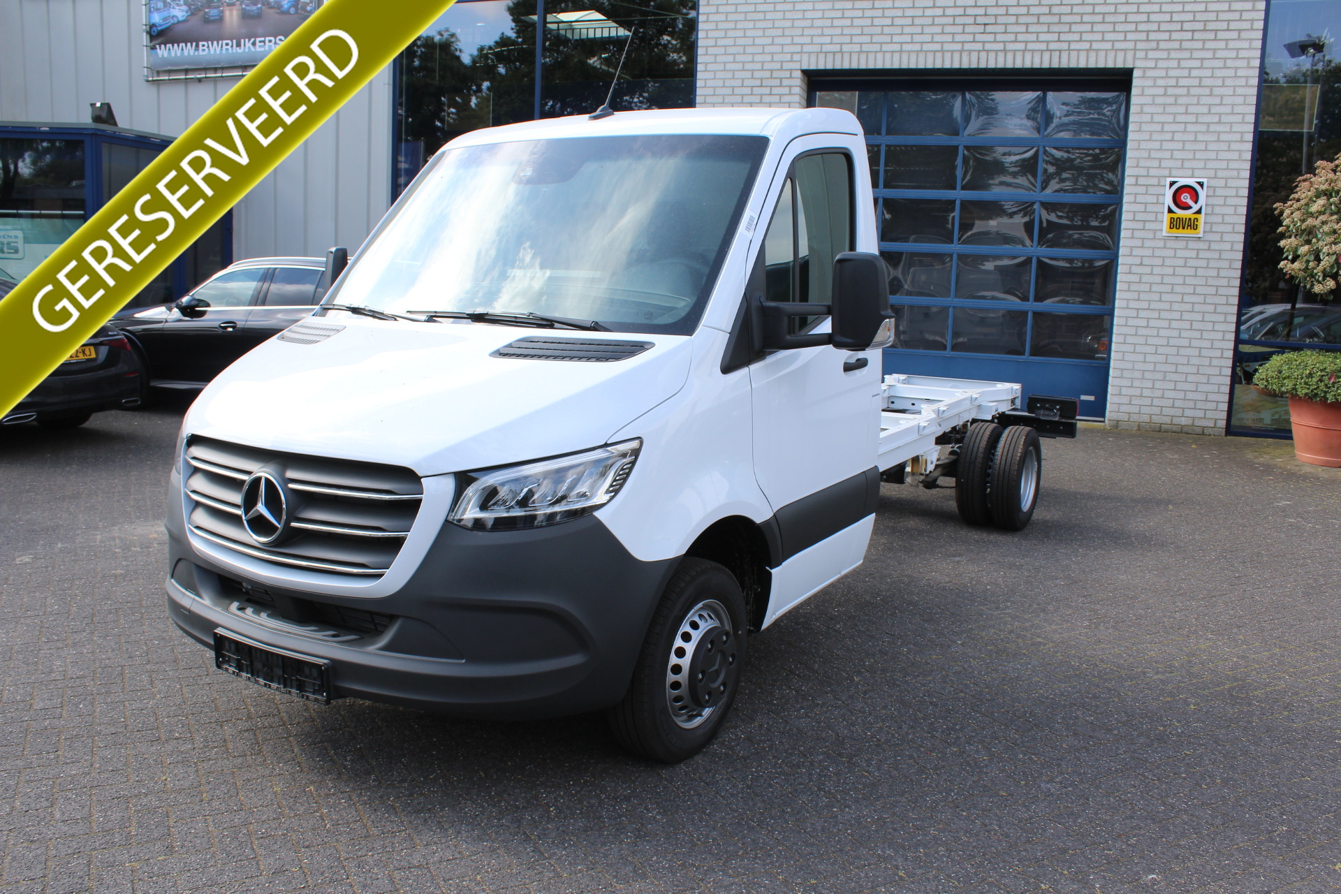 Mercedes-Benz Sprinter 517 CDI L3 Pro BPM vrij Chassis cabine 3500 kg trekhaak, MBUX 10.25, LED koplampen, Geveerde stoel, Etc.