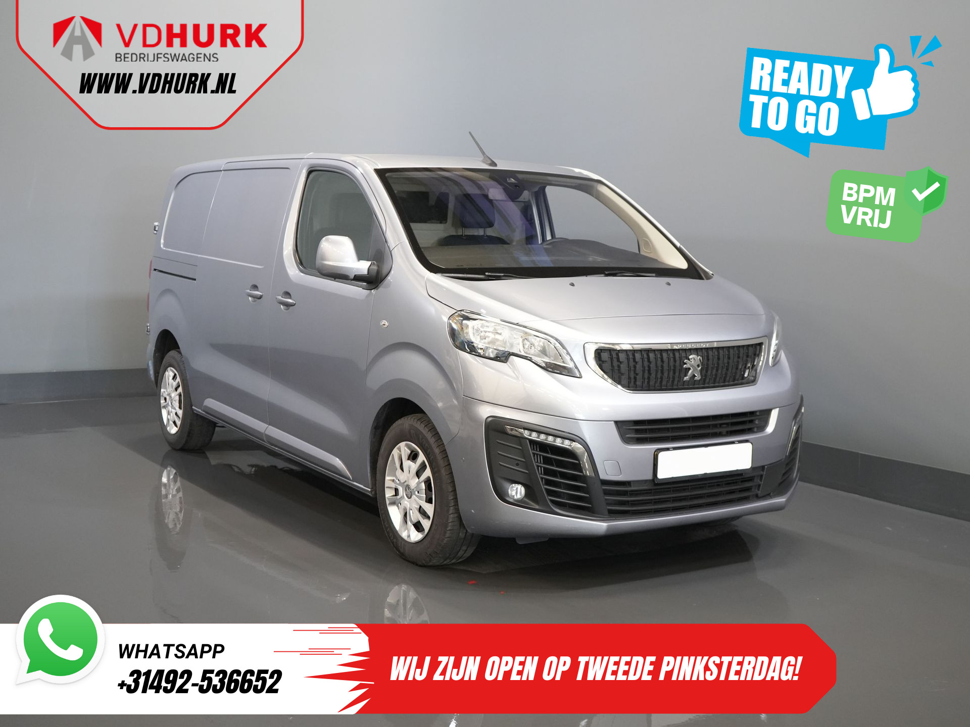Peugeot Expert 2.0 HDI 120 pk L2 BPM VRIJ! READY2GO 2.5t Trekverm./ Carplay/ Camera/ PDC/ Navi
