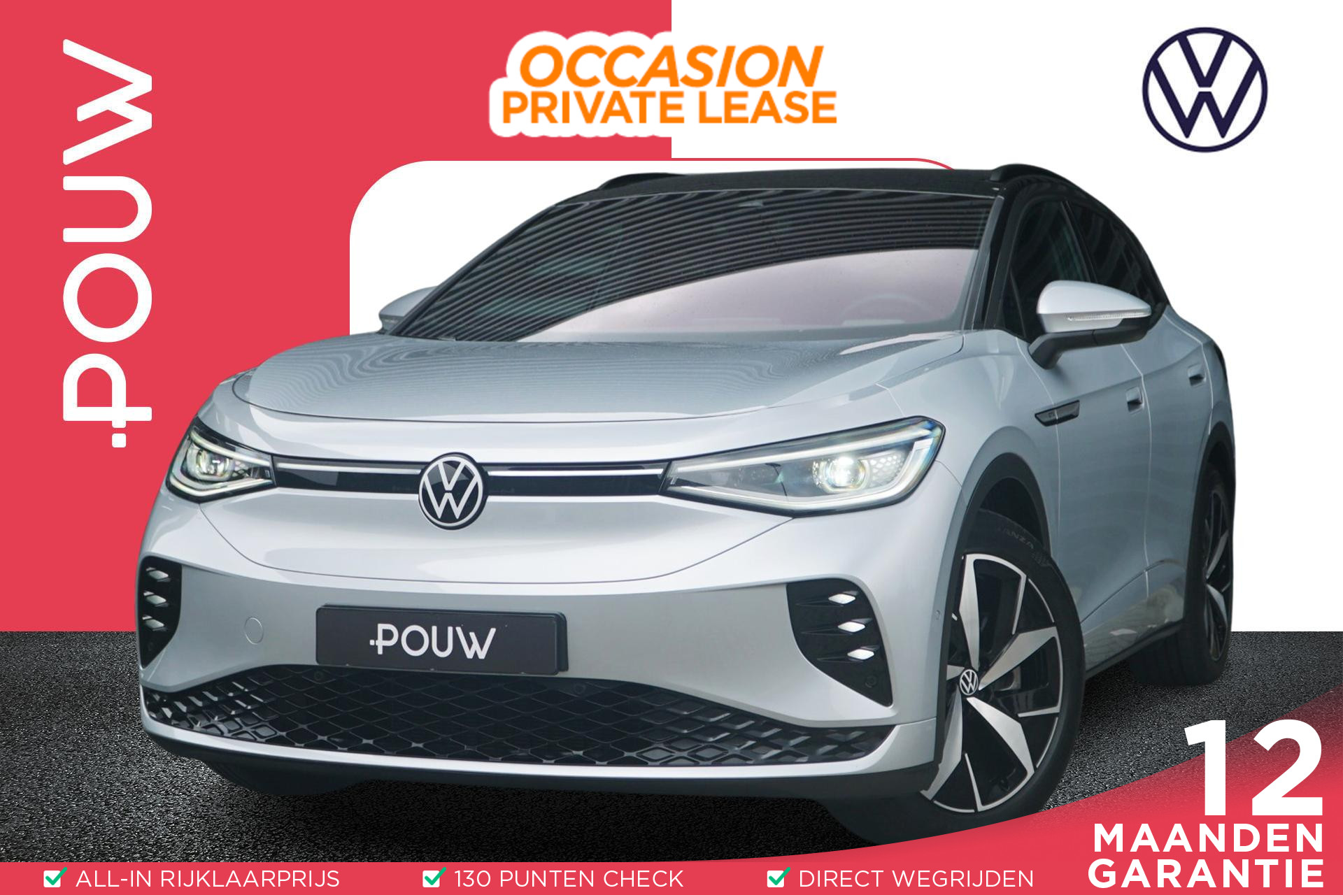 Volkswagen ID.4 GTX 299pk 4Motion 77 kWh | SoH 96% | Sportonderstel | Keyless | Adaptive Cruise | Achteruitrijcamera