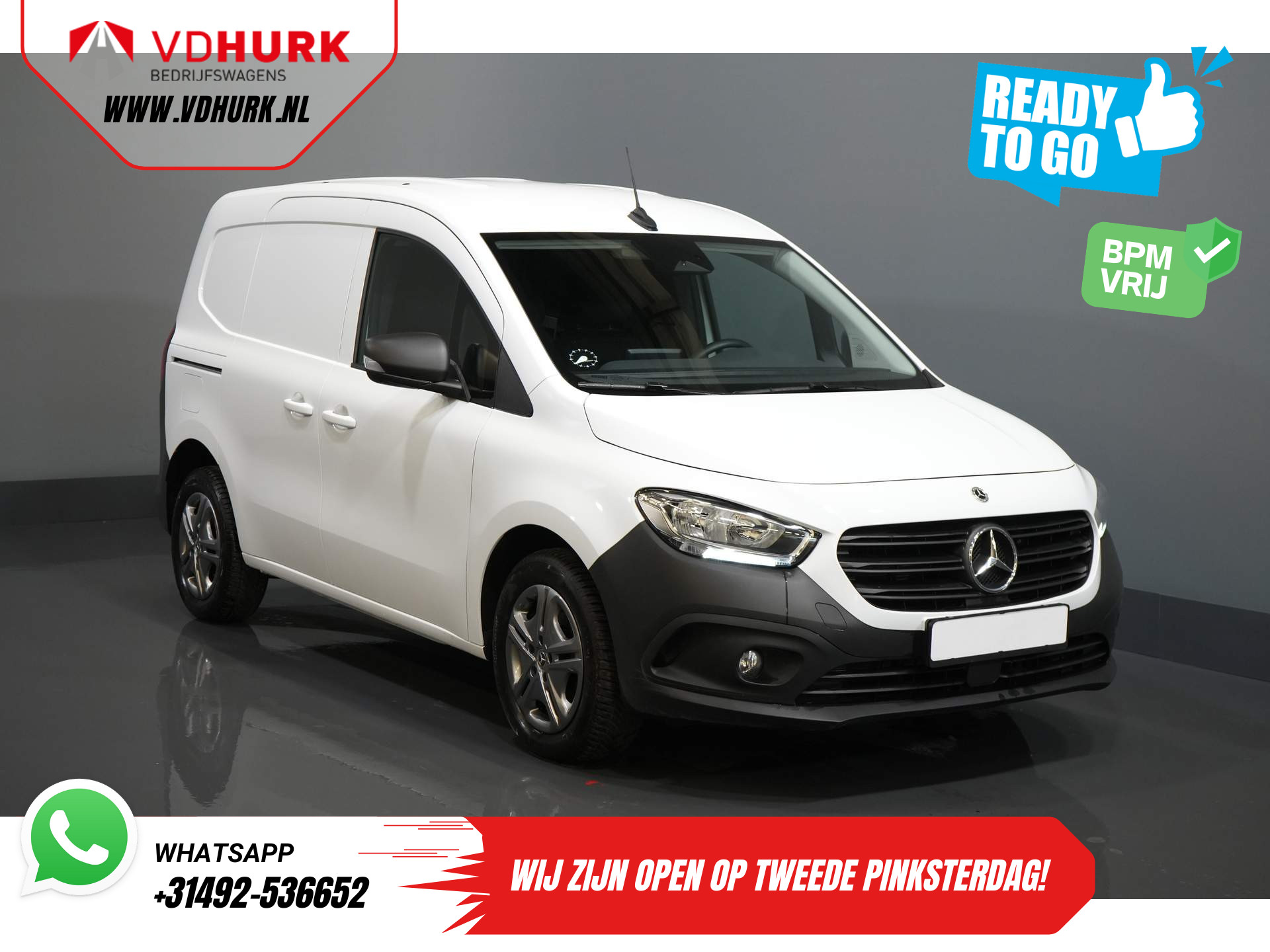 Mercedes-Benz Citan 110 CDI Aut. (DEMO) Ready2Go BPM VRIJ! 17" LMV/ 3 Pers./ Navi/ Keyless/ Carplay/ Camera/ Stoelverw./ Cruise