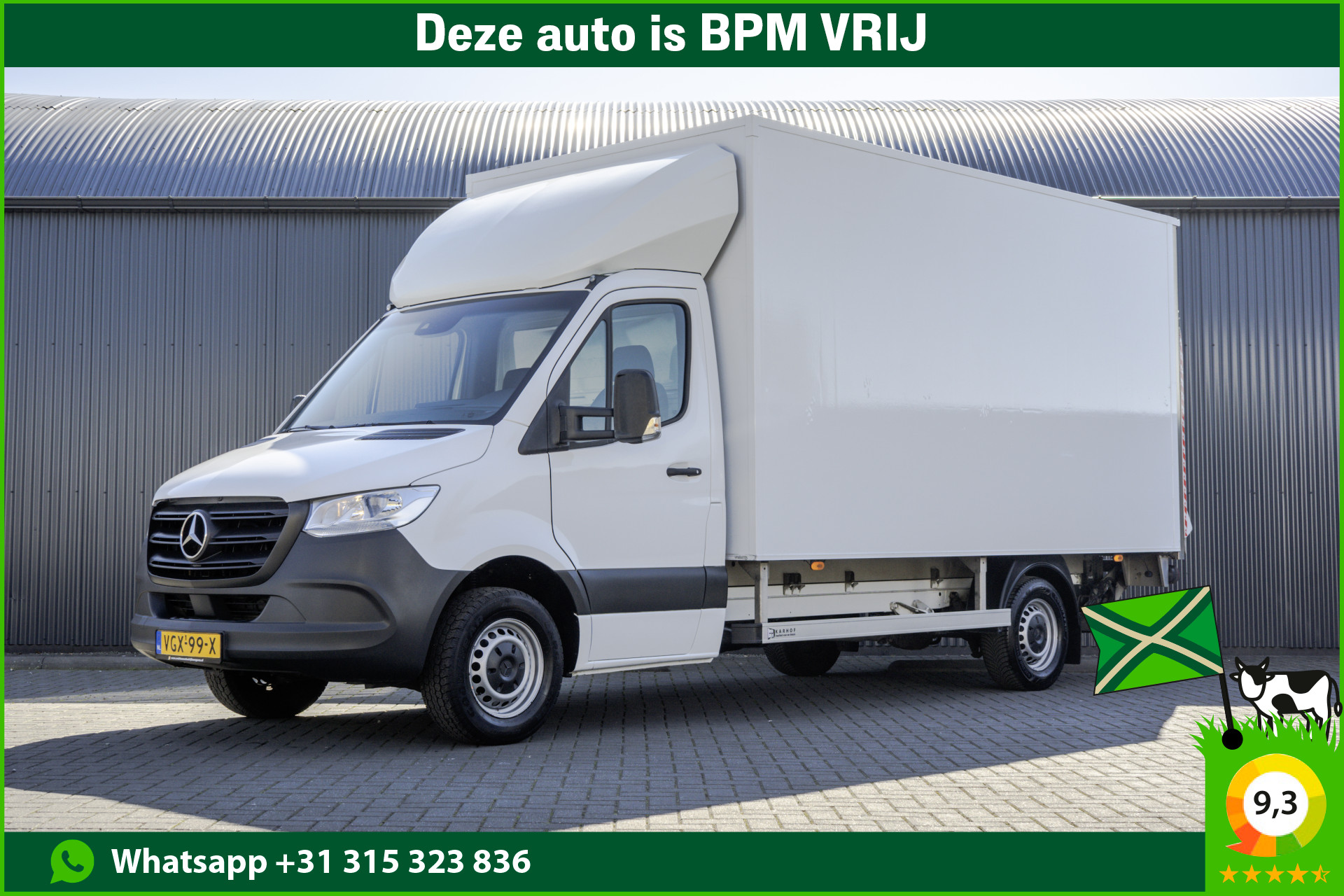 Mercedes-Benz Sprinter 314 CDI Bakwagen met laadklep | 143 PK | Carplay | Climate | Euro 6