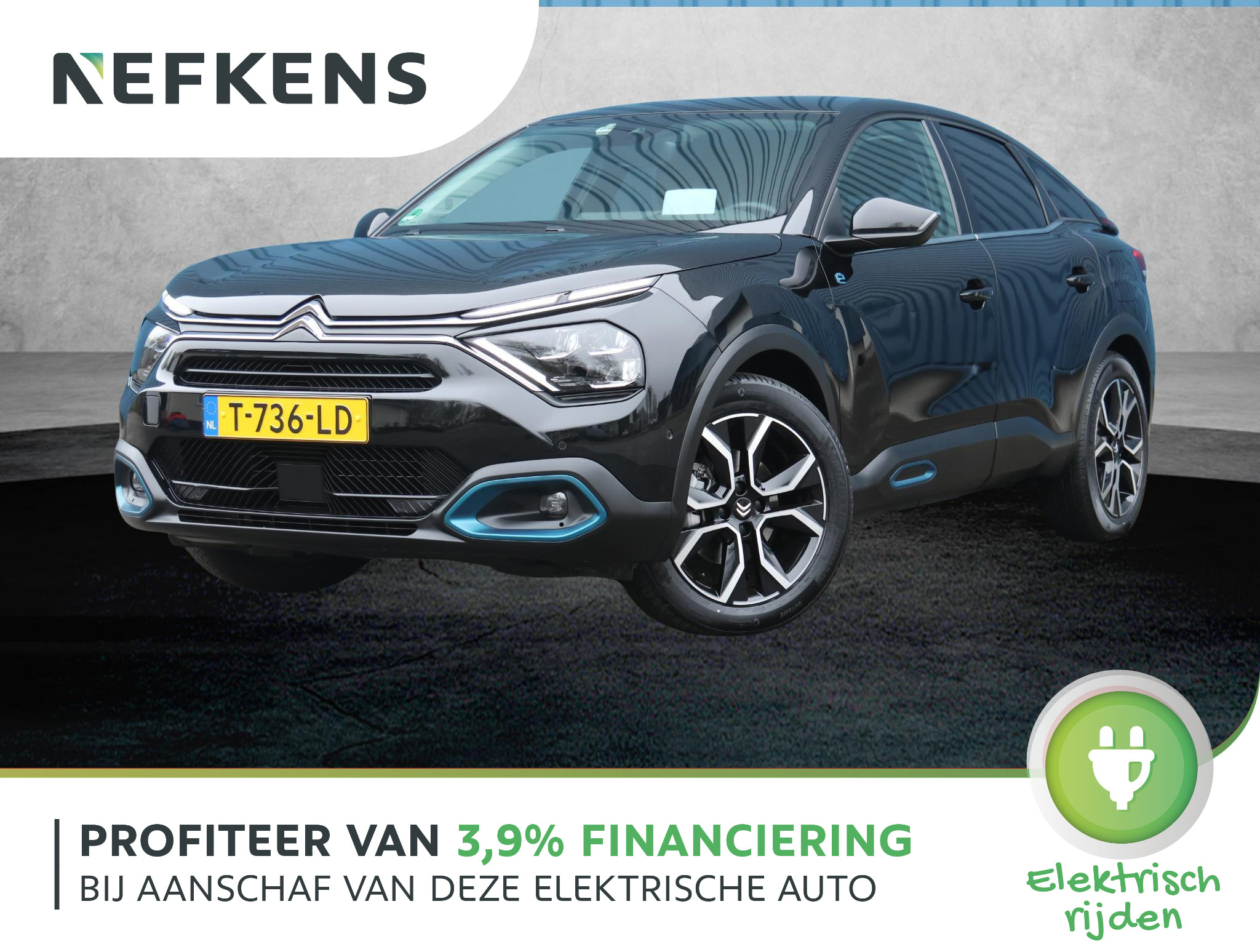 Citroën ë-C4 Shine Pack Business 50 kWh | Camera | Winterpakket | Adaptieve CruiseControl | Keyless Start | Elektrische Bestuurderstoel | ClimateControl |
