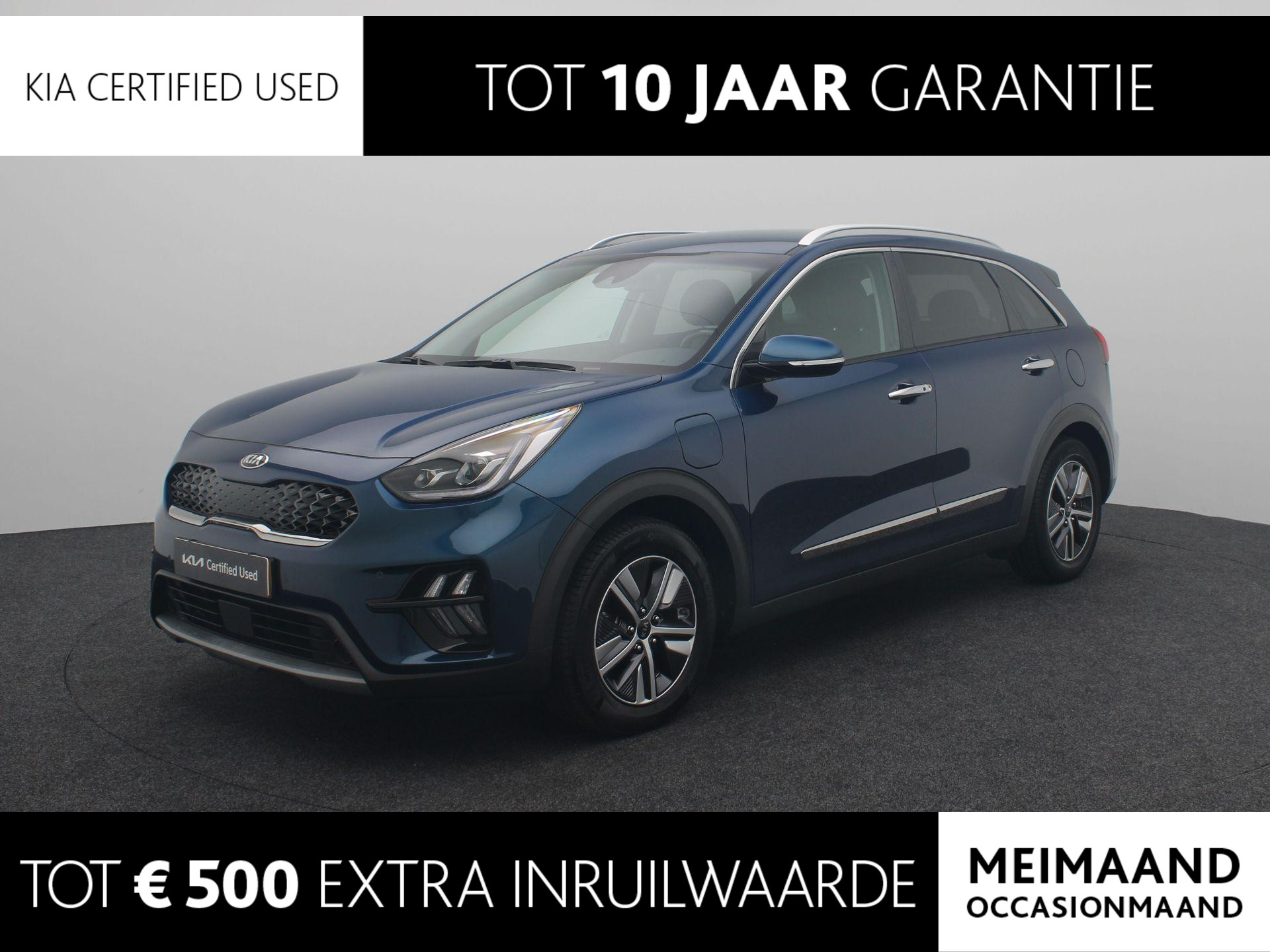 Kia Niro 1.6 GDi PHEV DynamicPlusLine Leder | Trekhaak | Stoelverwarming | Navi | Camera | Clima | Cruise | Plug Inn