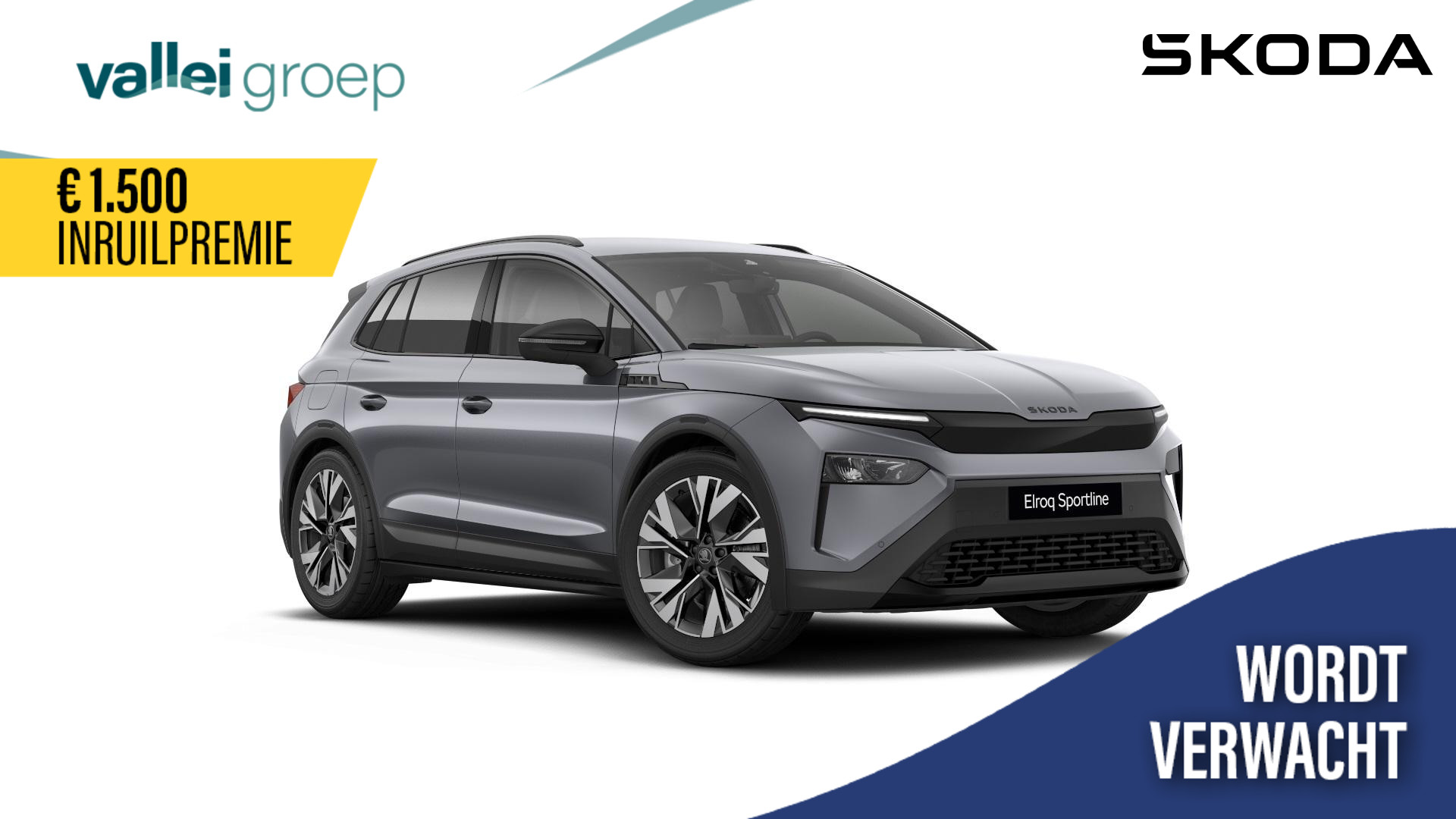 Škoda Elroq Sportline Elektromotor 150 kW / 204 PK SUV Elektrische aandrijving