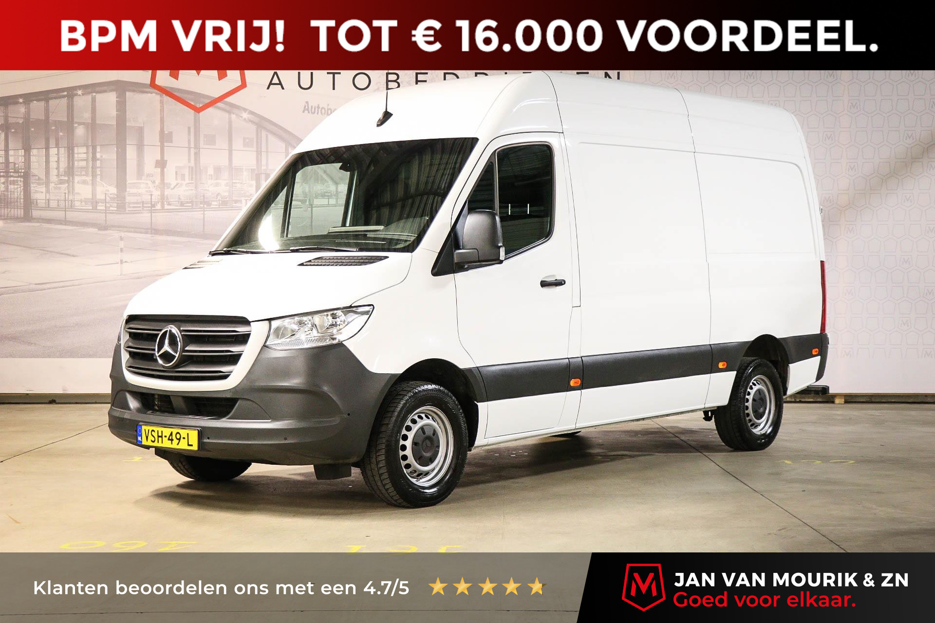 Mercedes-Benz Sprinter 317 1.9 CDI L2H2 RWD PROFESSIONAL PACK | AIRCO | CRUISE | DAB | APPLE | PDC | CAMERA | TREKHAAK