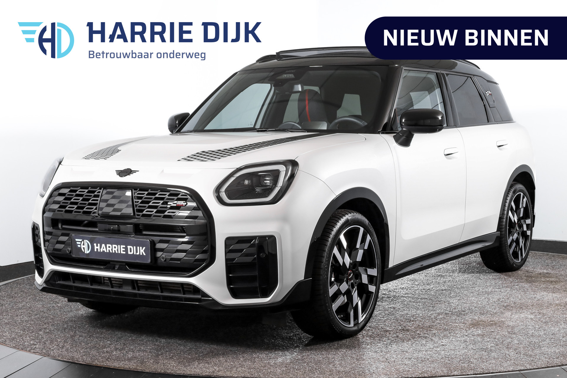 MINI Countryman 1.5 C 180 PK John Cooper Works Pakket L | S/K-Panodak | Dig. Cockpit | Adapt. Cruise | Stoel-+Stuurverw. | Harman/Kardon | 360 Camera | NAV + App. Connect | ECC | Elek. Klep | DAB | LM 20" 1963