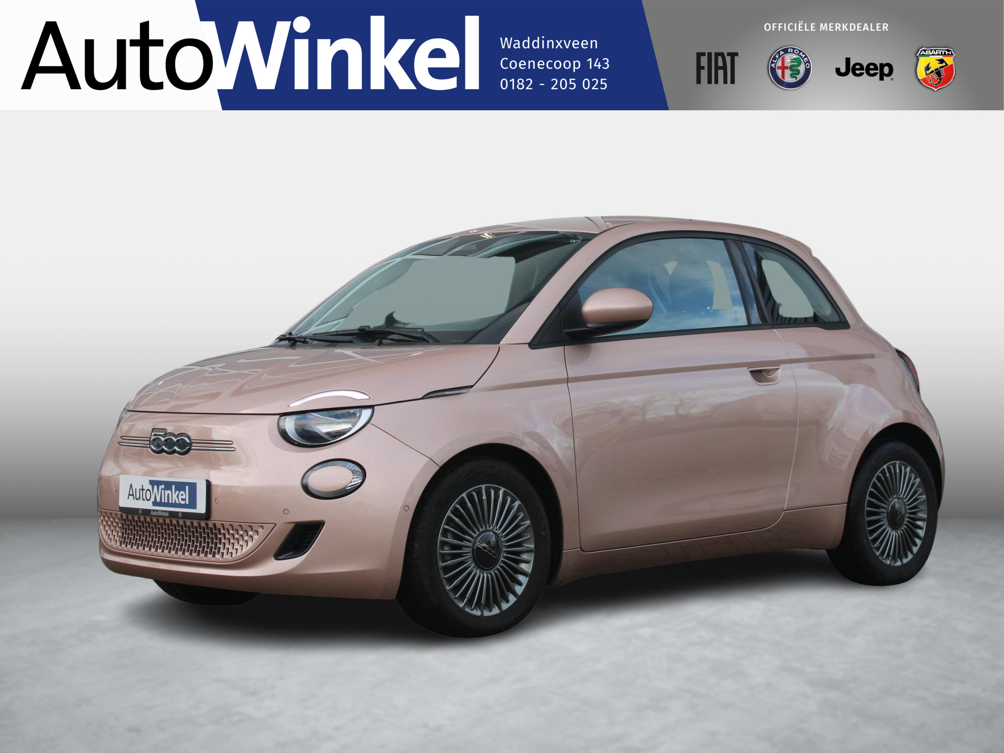 Fiat 500e Icon 42 kWh | Navi | Clima | 16" | Cruise | PDC | Stoelverwarming | BSM  | Apple Carplay | € 2.000,- SEPP Subsidie