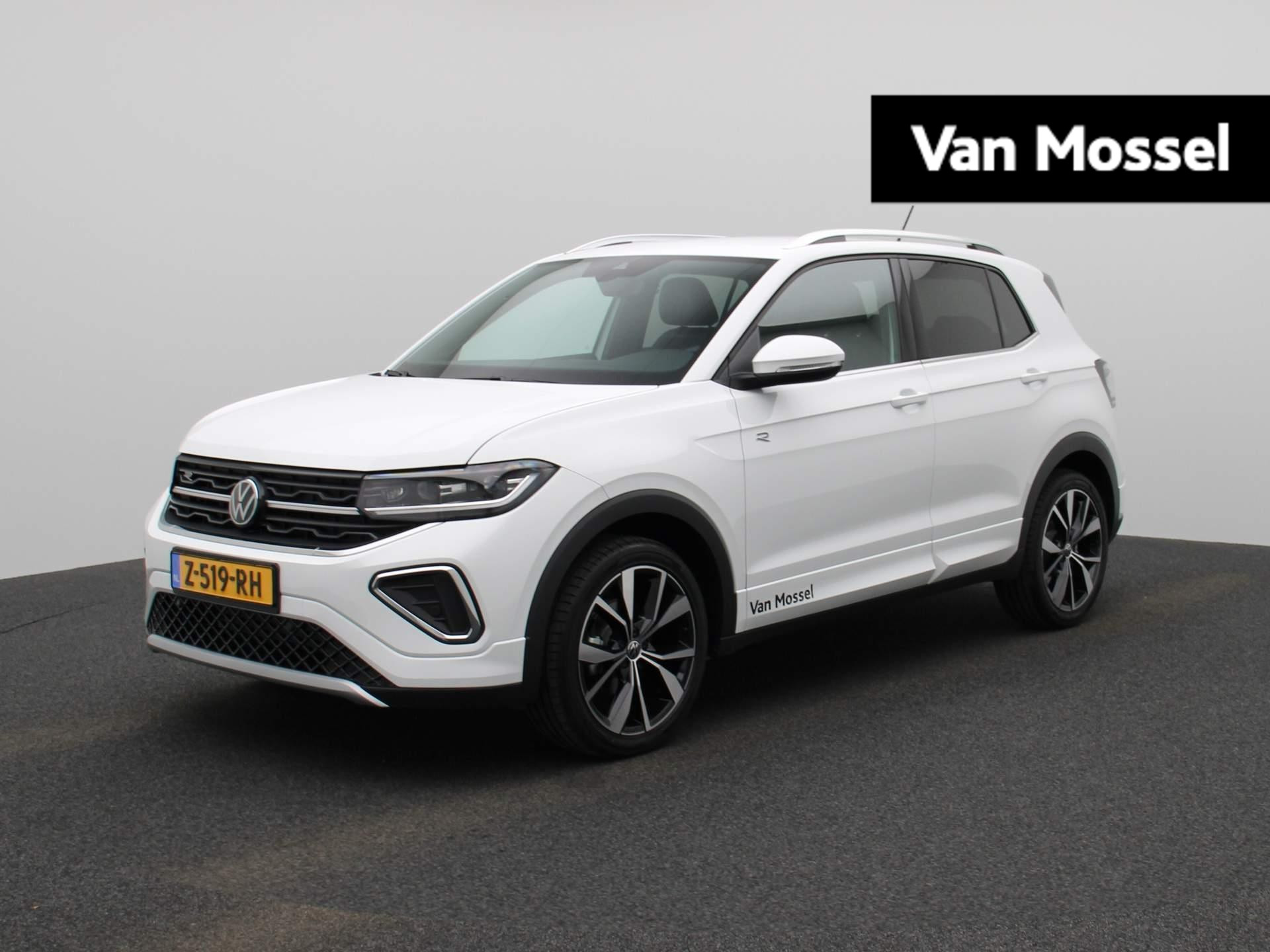 Volkswagen T-Cross 1.0 TSI R-Line Business 116 PK DSG | Apple Carplay | Stoelverwarming | Parkeersensoren | LED Matrix Koplampen | Digital Cockpit Pro | Navigatie | Climate Control | 18'' Misano Velgen |