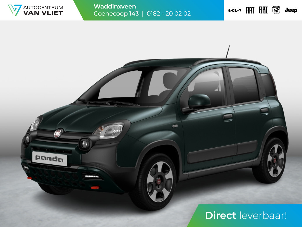 Fiat Panda Hybrid Cross | Airco | Bluetooth Dakrails | LED | PDC | Uit voorraad leverbaar !
