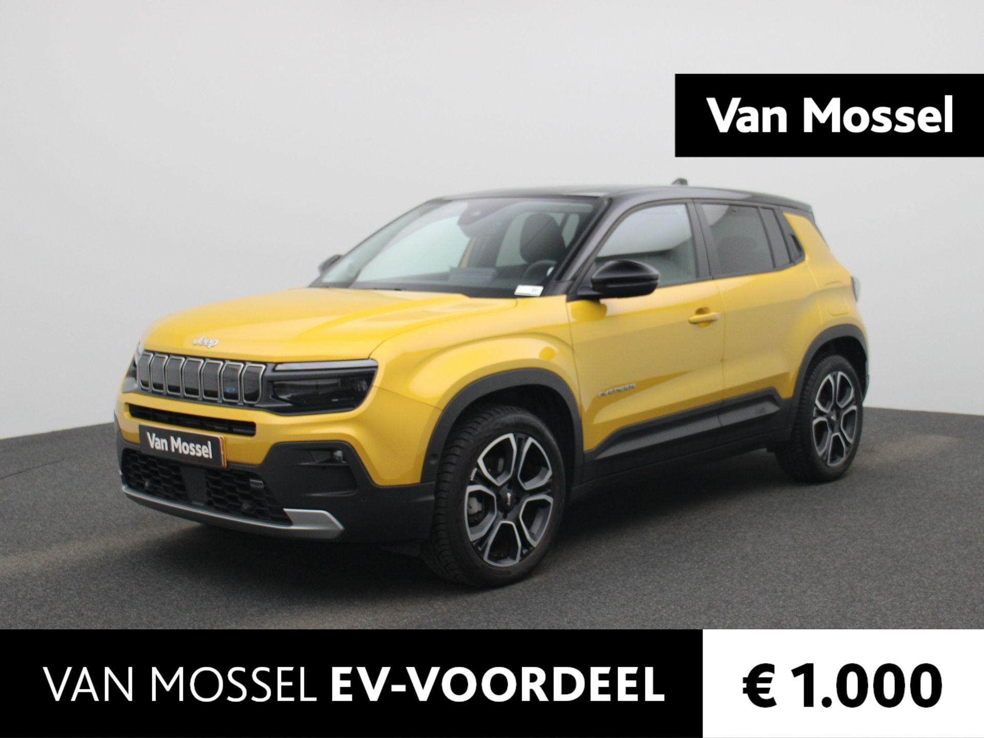Jeep Avenger 1st Edition 54 kWh | Navigatie | Camera | Stoelverwarming | Climate Controle | Cruise Controle | LMV 18" |