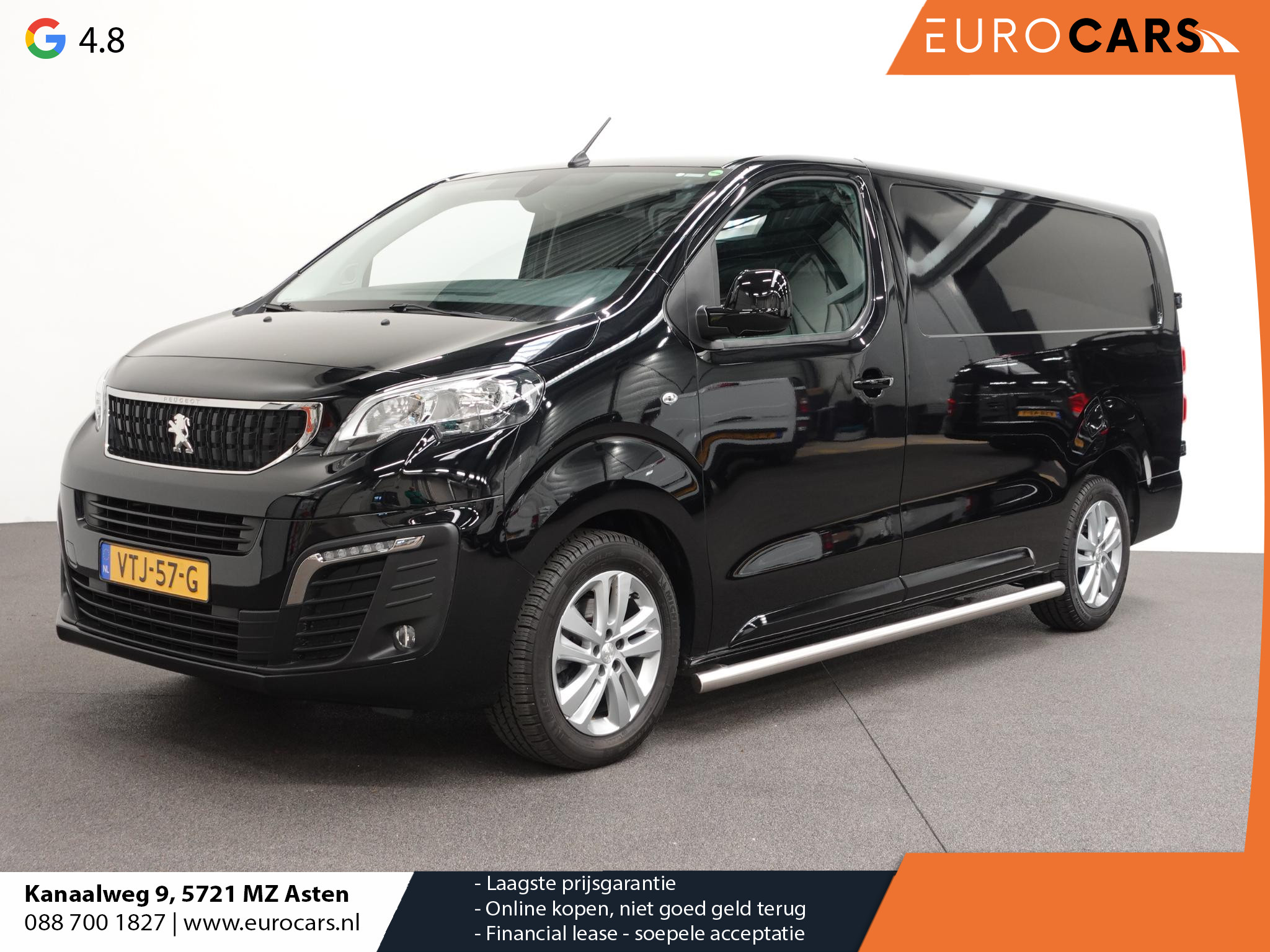 Peugeot Expert 2.0 BlueHDI 180PK Long Premium Automaat Airco Carplay Navigatie Cruise control   3-zits
